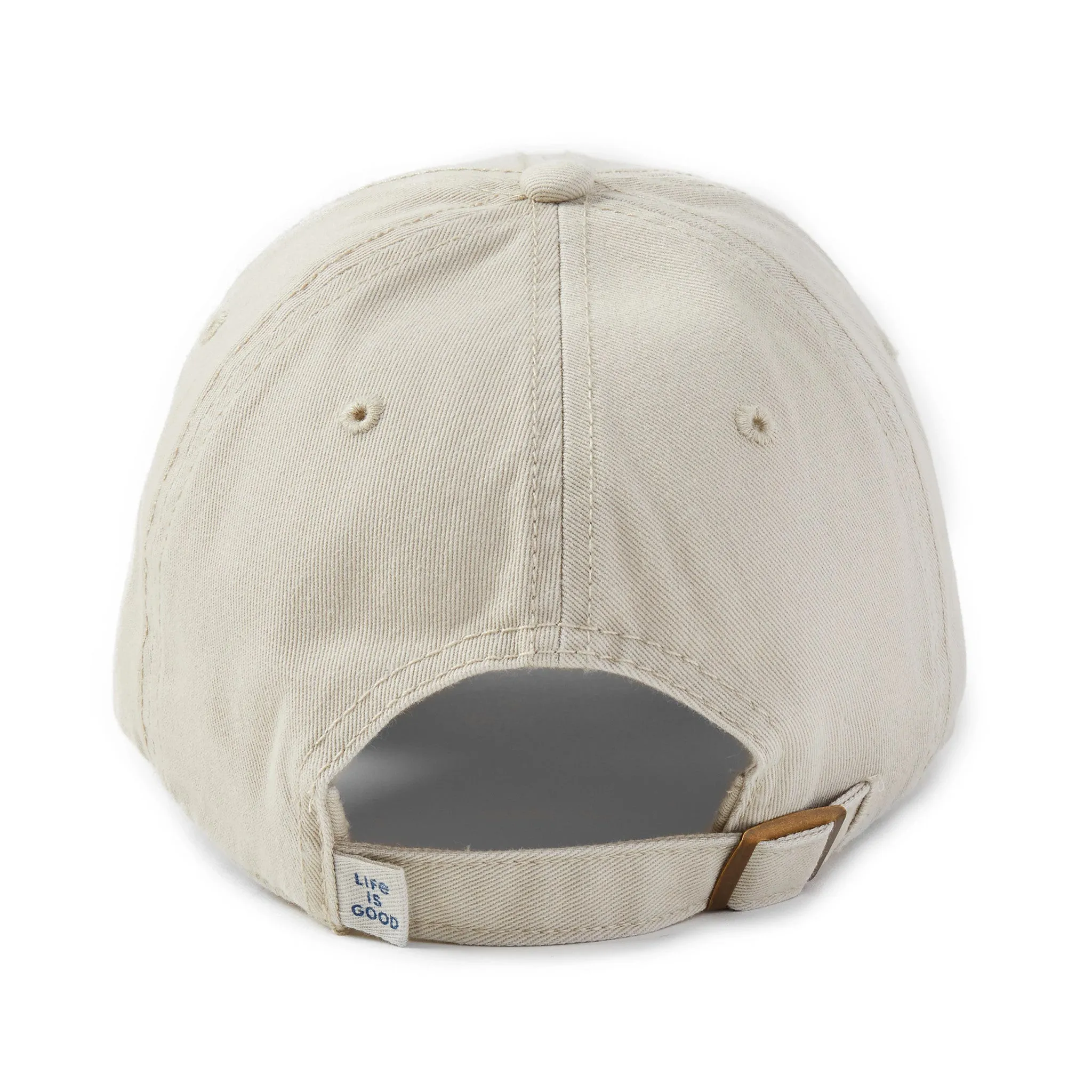 Adult Unisex American Flag Tattered Chill Cap Life is Good