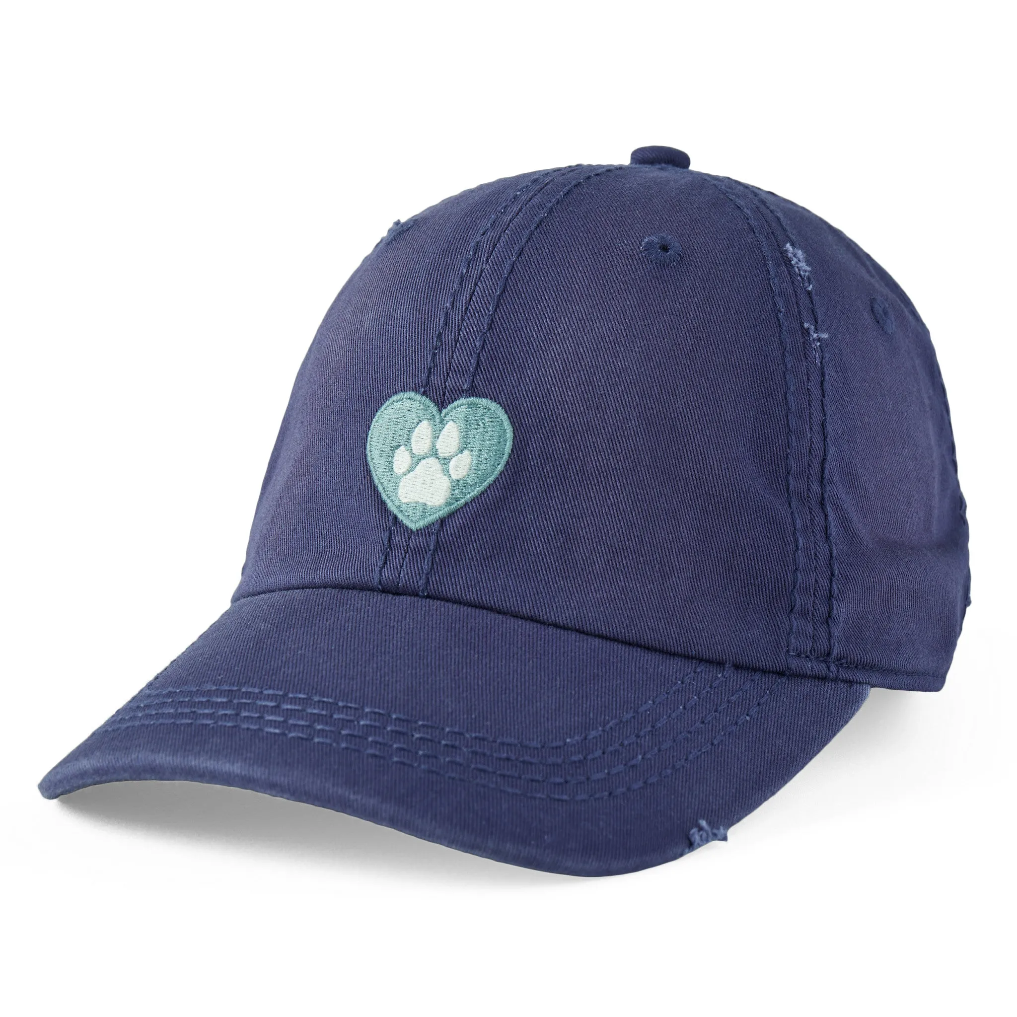 Adult Unisex Animal Heart Sunwashed Chill Cap Life is Good