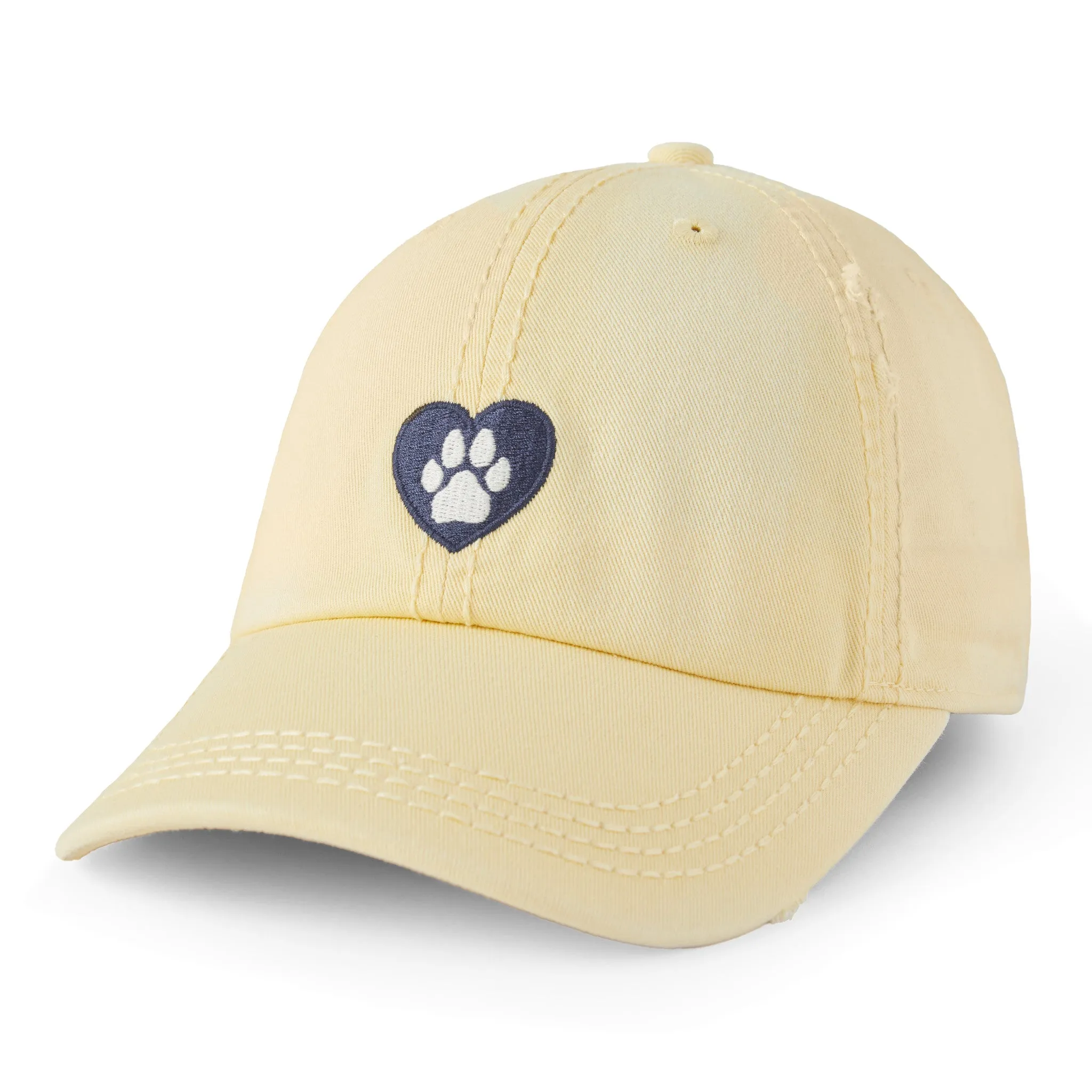 Adult Unisex Animal Heart Sunwashed Chill Cap Life is Good