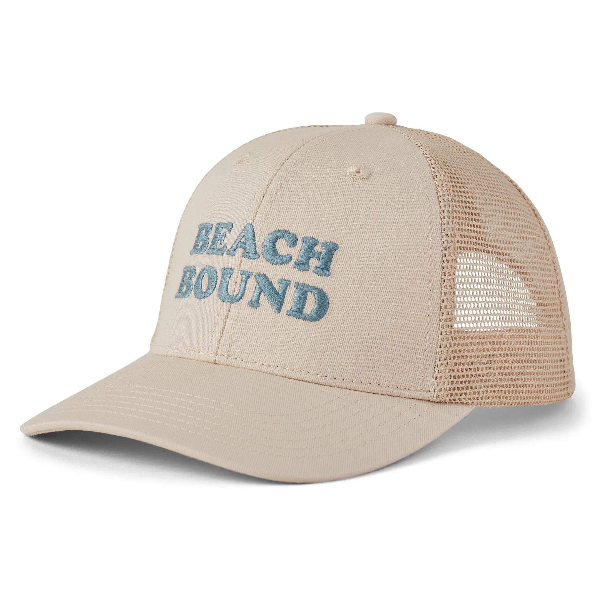 Adult Unisex Beach Bound Typography Trucker Life is Good