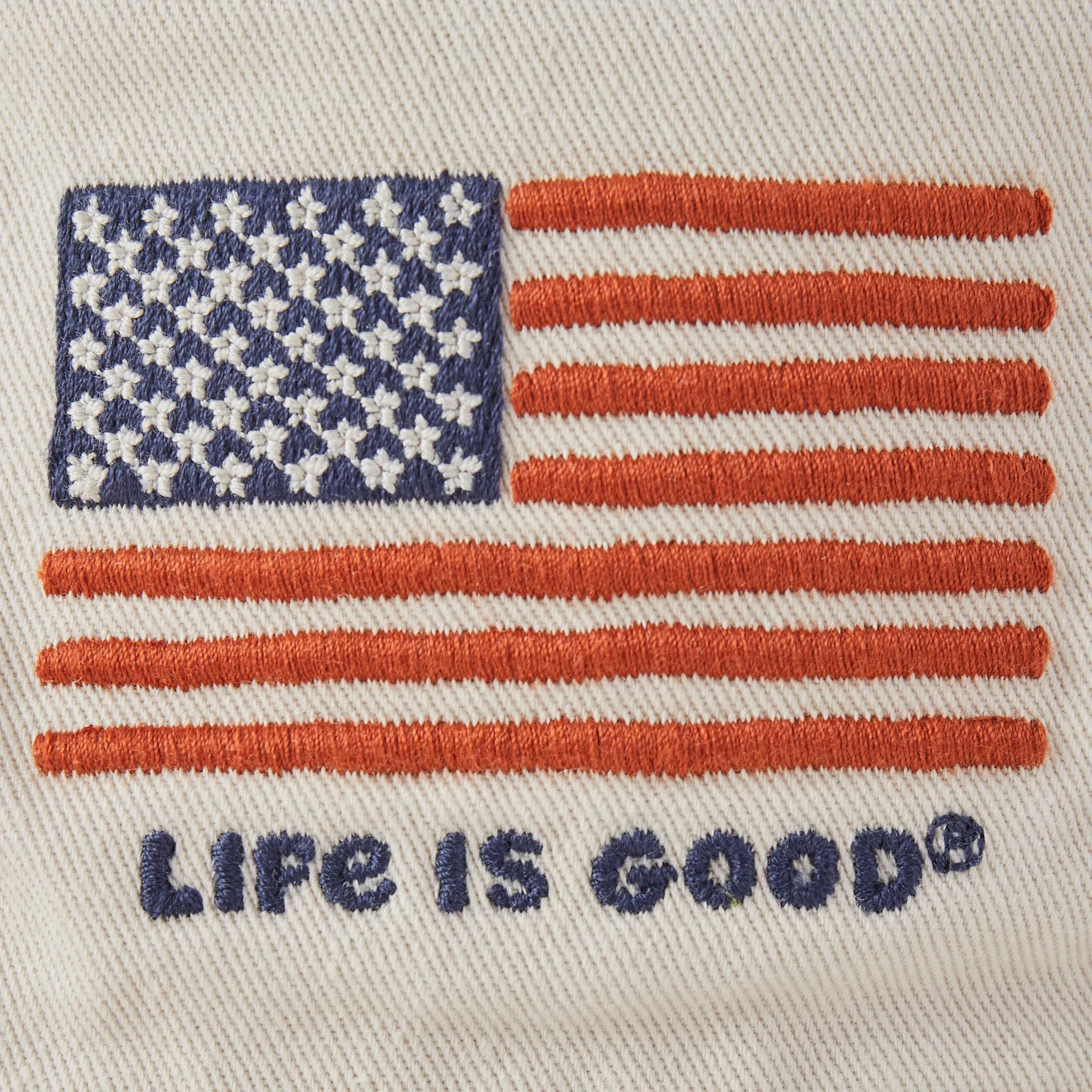Adult Unisex Big Flag Bucket Hat Life is Good