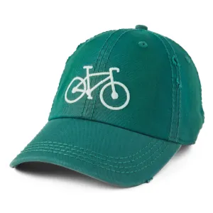 Adult Unisex Bike More Worry Less Sunwashed Chill Cap Life is Good