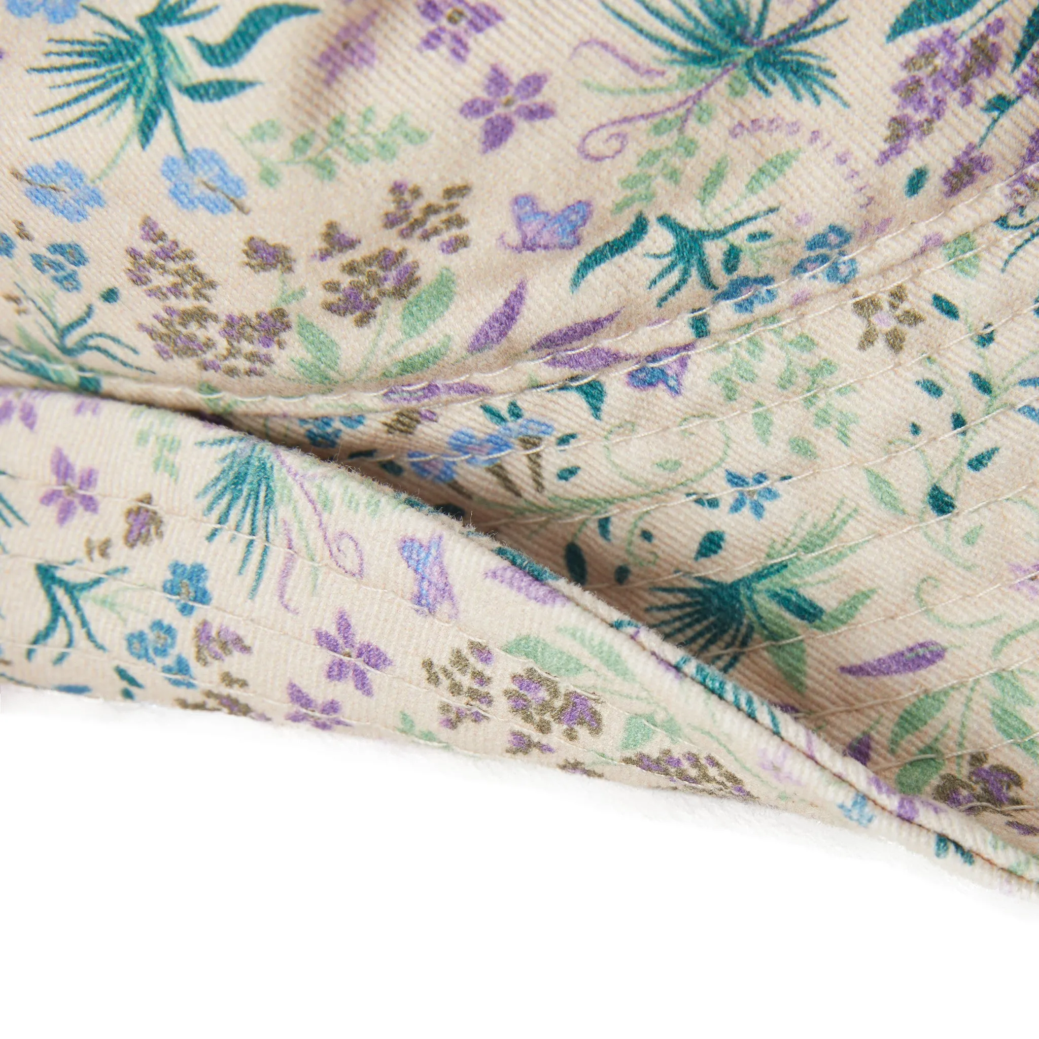 Adult Unisex Botanical Butterfly Pattern Bucket Hat Life is Good