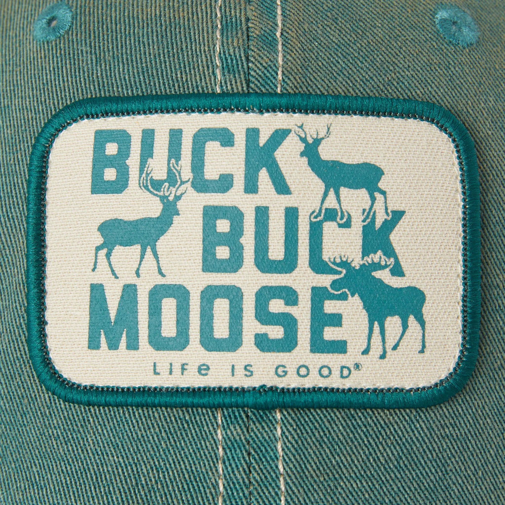 Adult Unisex Buck Buck Moose Old Favorite Mesh Back Cap Life is Good