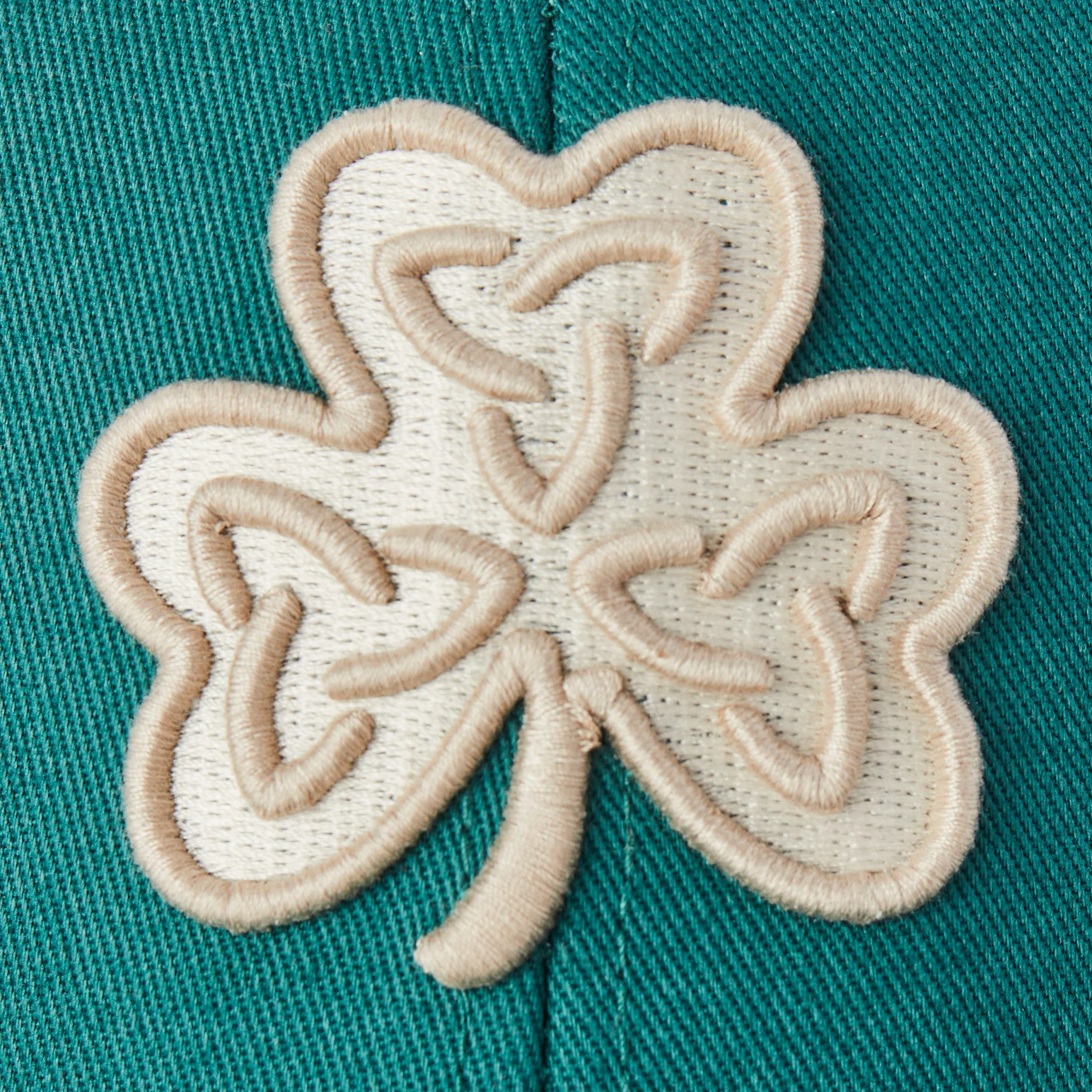 Adult Unisex Clean Celtic Clover Trucker Life is Good