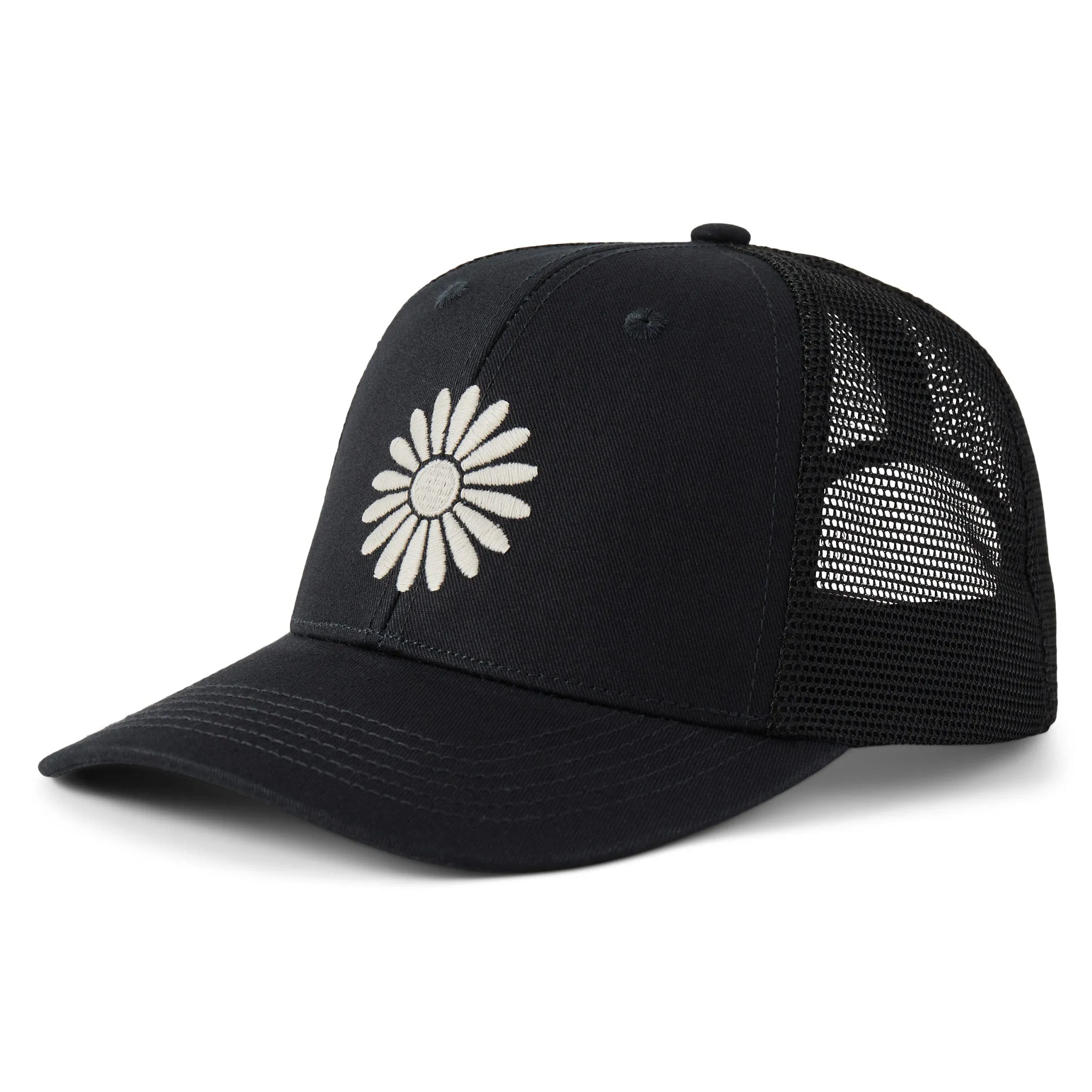 Adult Unisex Clean Daisy Trucker Life is Good