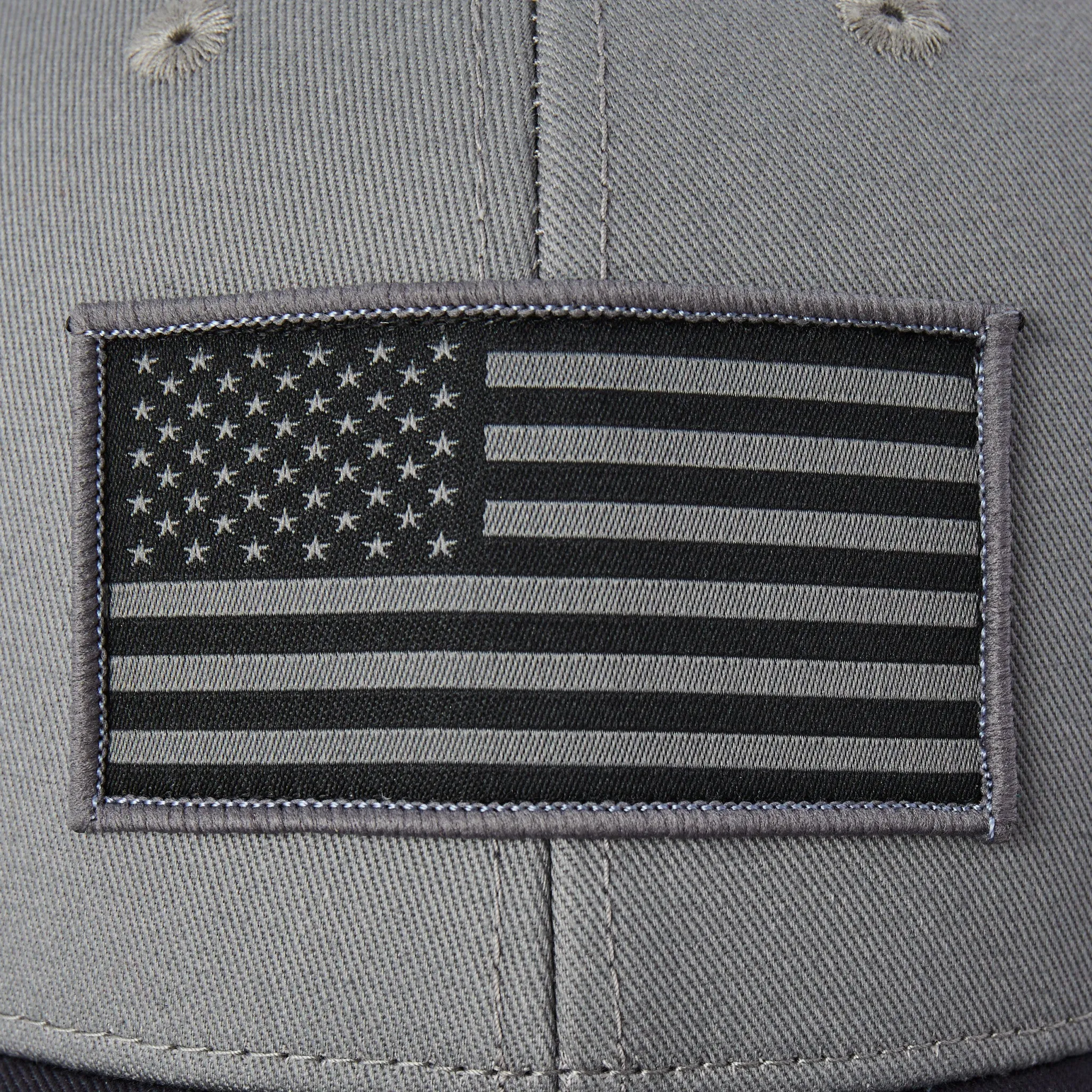 Adult Unisex Clean Flag Trucker Life is Good