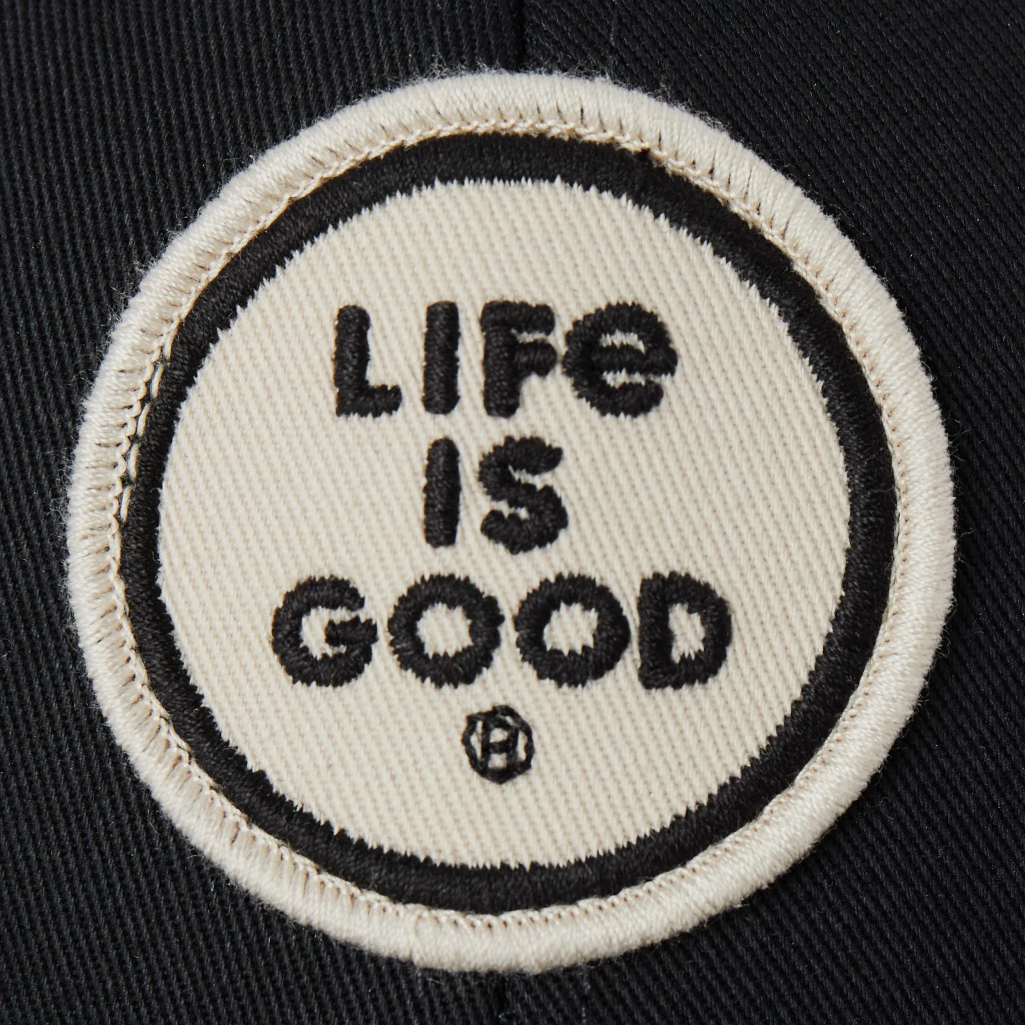 Adult Unisex Clean LIG Coin Trucker Life is Good