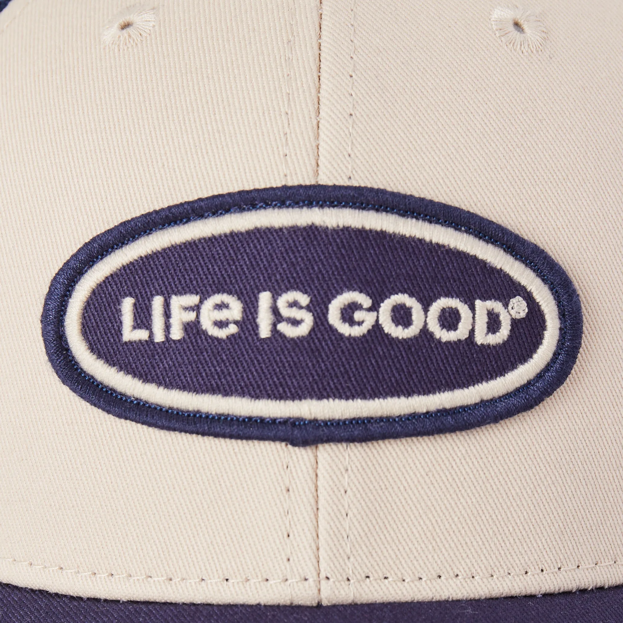 Adult Unisex Clean LIG Oval Trucker Life is Good