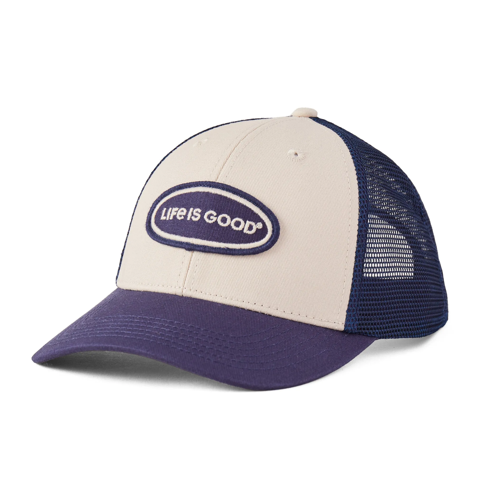 Adult Unisex Clean LIG Oval Trucker Life is Good