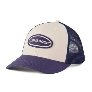 Adult Unisex Clean LIG Oval Trucker Life is Good