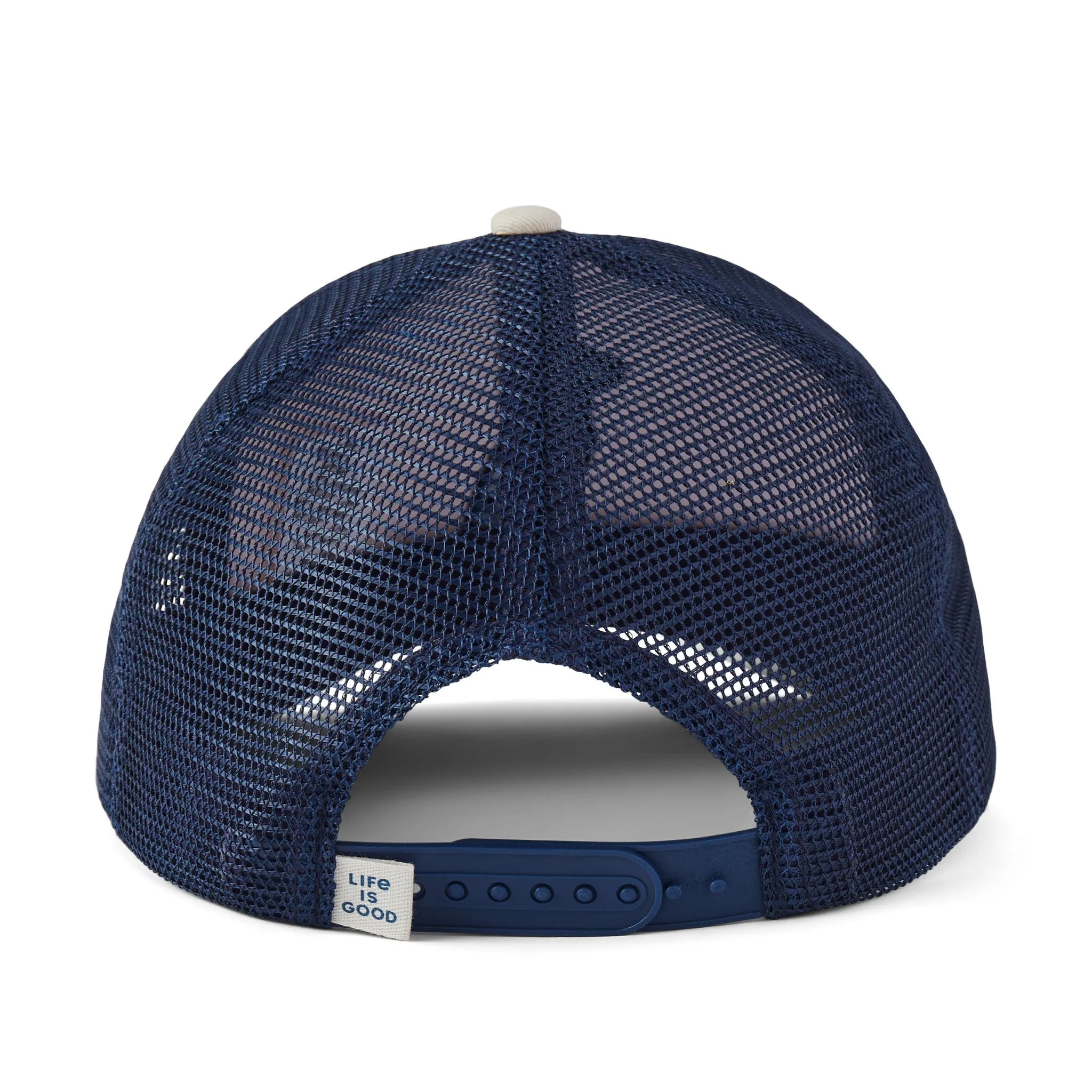 Adult Unisex Clean Sitting Dog Trucker Life is Good