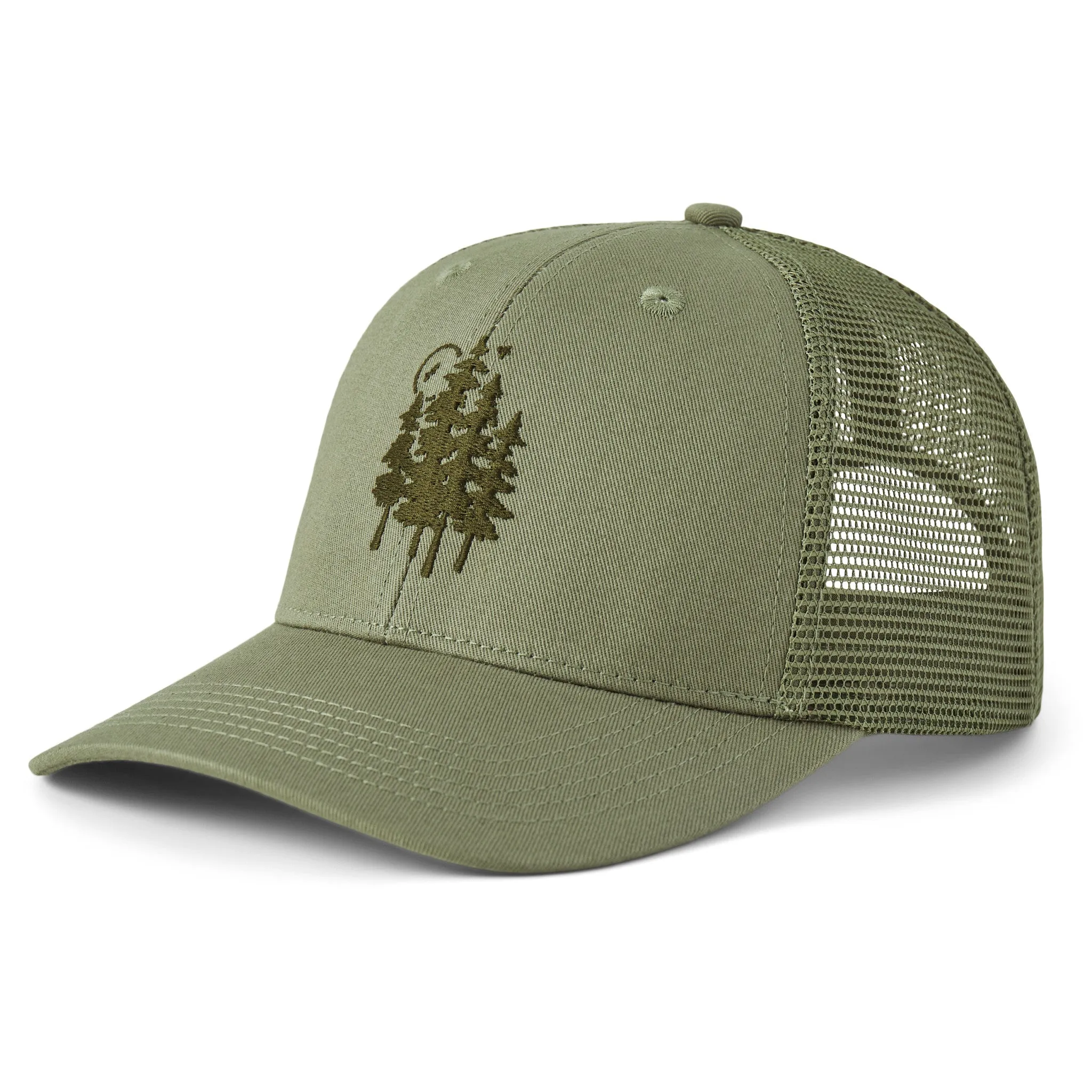 Adult Unisex Crafty Forest Trucker Life is Good