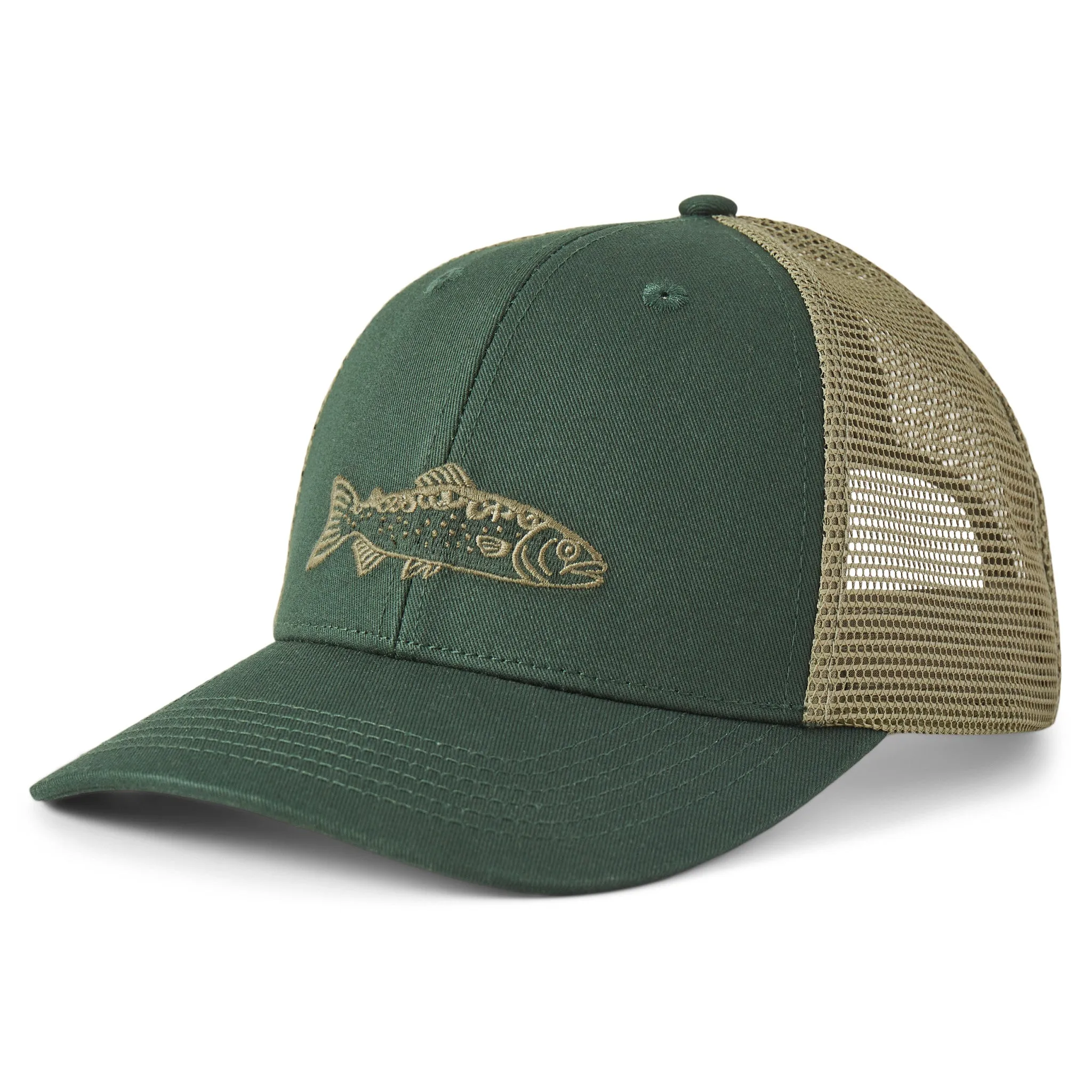 Adult Unisex Crafty Trout Trucker Life is Good
