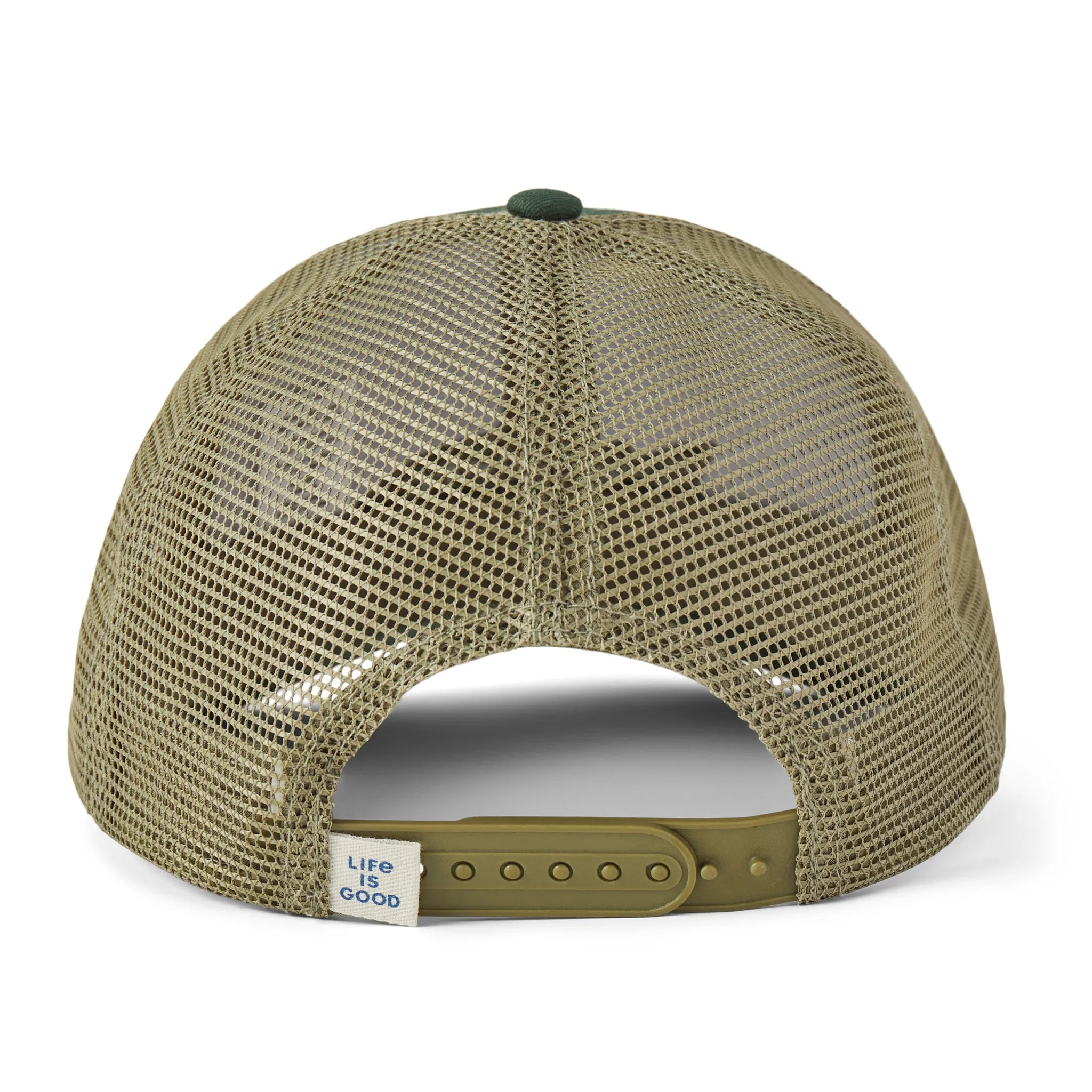 Adult Unisex Crafty Trout Trucker Life is Good