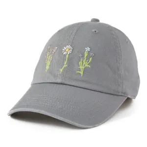 Adult Unisex Detailed Wildflowers Chill Cap Life is Good