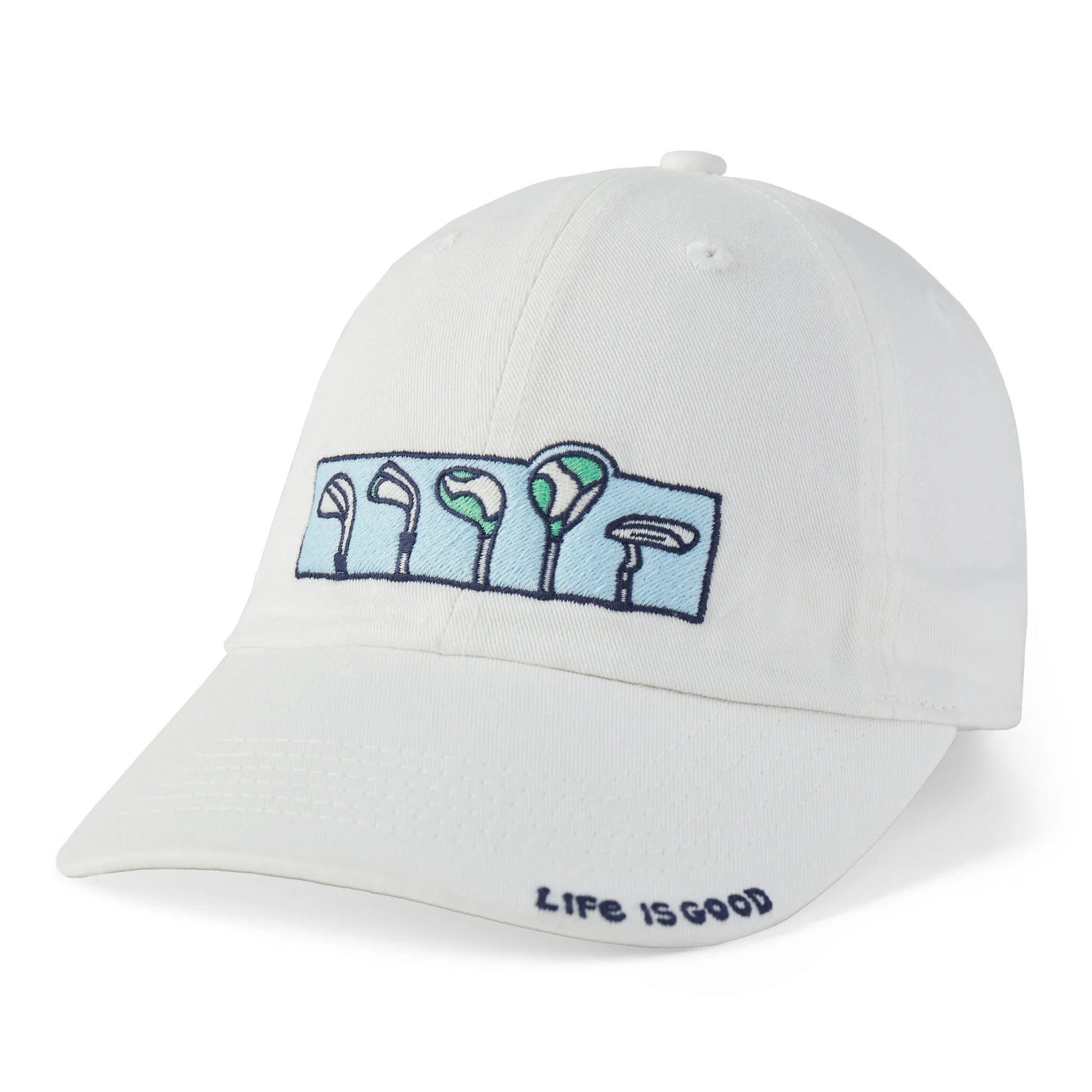 Adult Unisex Diversified Portfolio Golf Clubs Chill Cap Life is Good