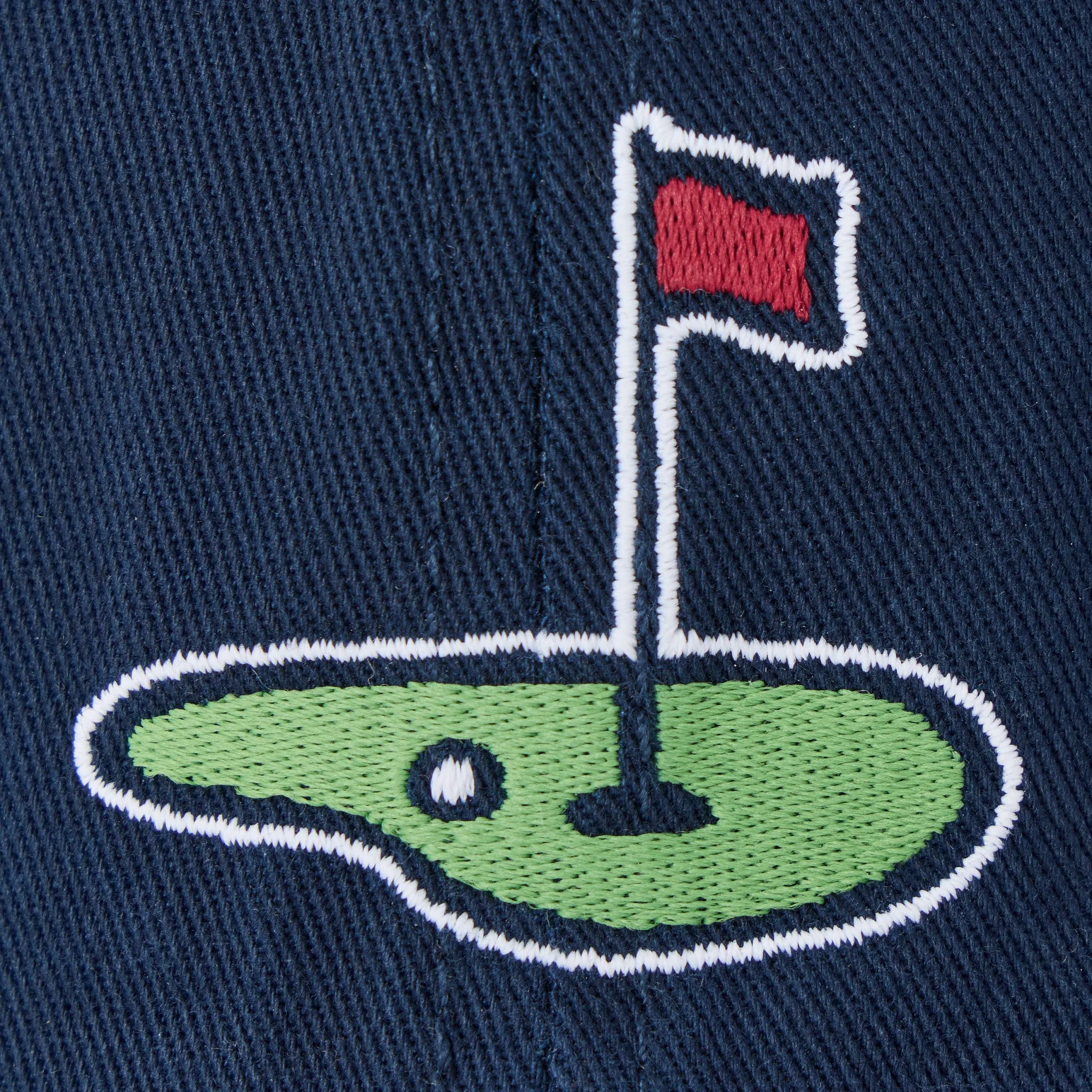 Adult Unisex Embroidered Golf Flag Chill Cap Life is Good