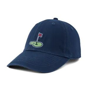 Adult Unisex Embroidered Golf Flag Chill Cap Life is Good