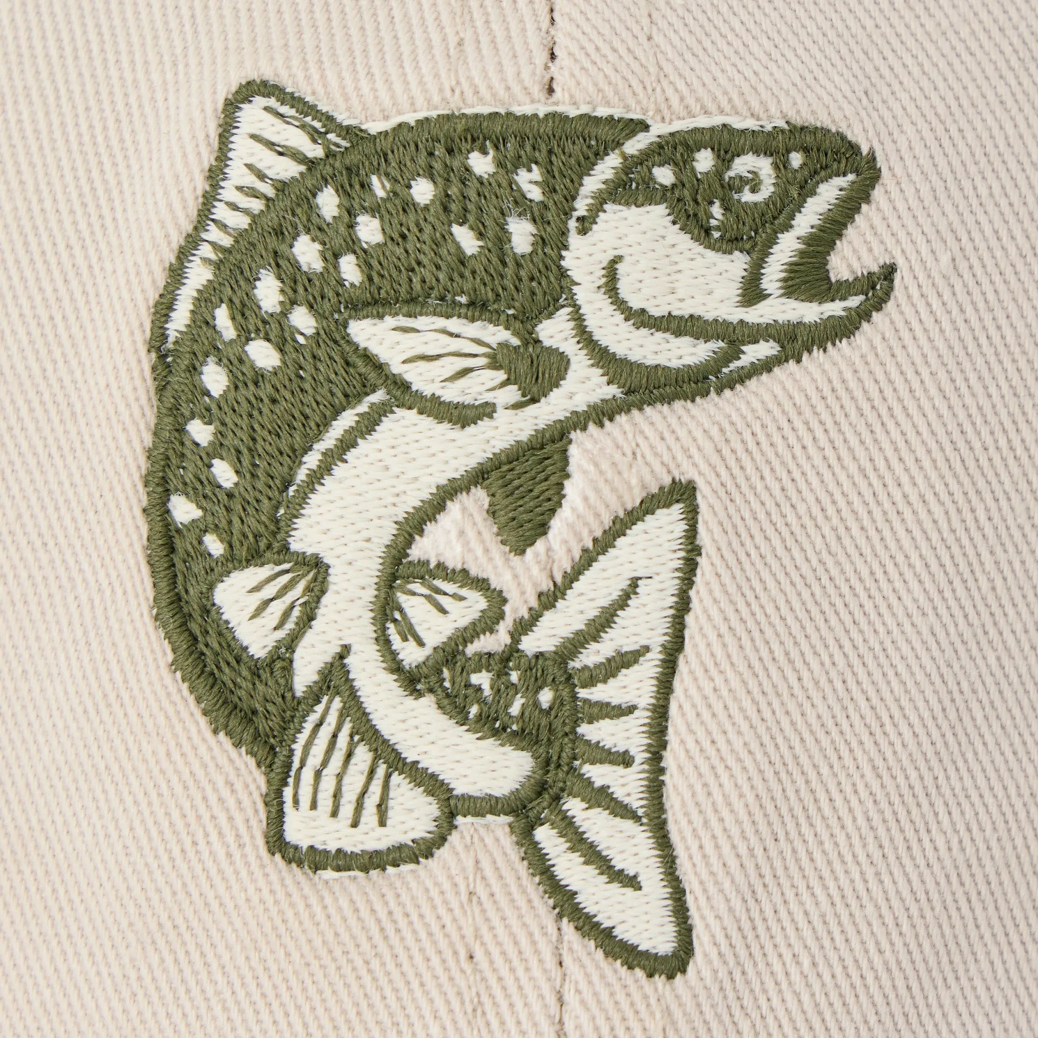 Adult Unisex Embroidered Jumping Fish Chill Cap Life is Good