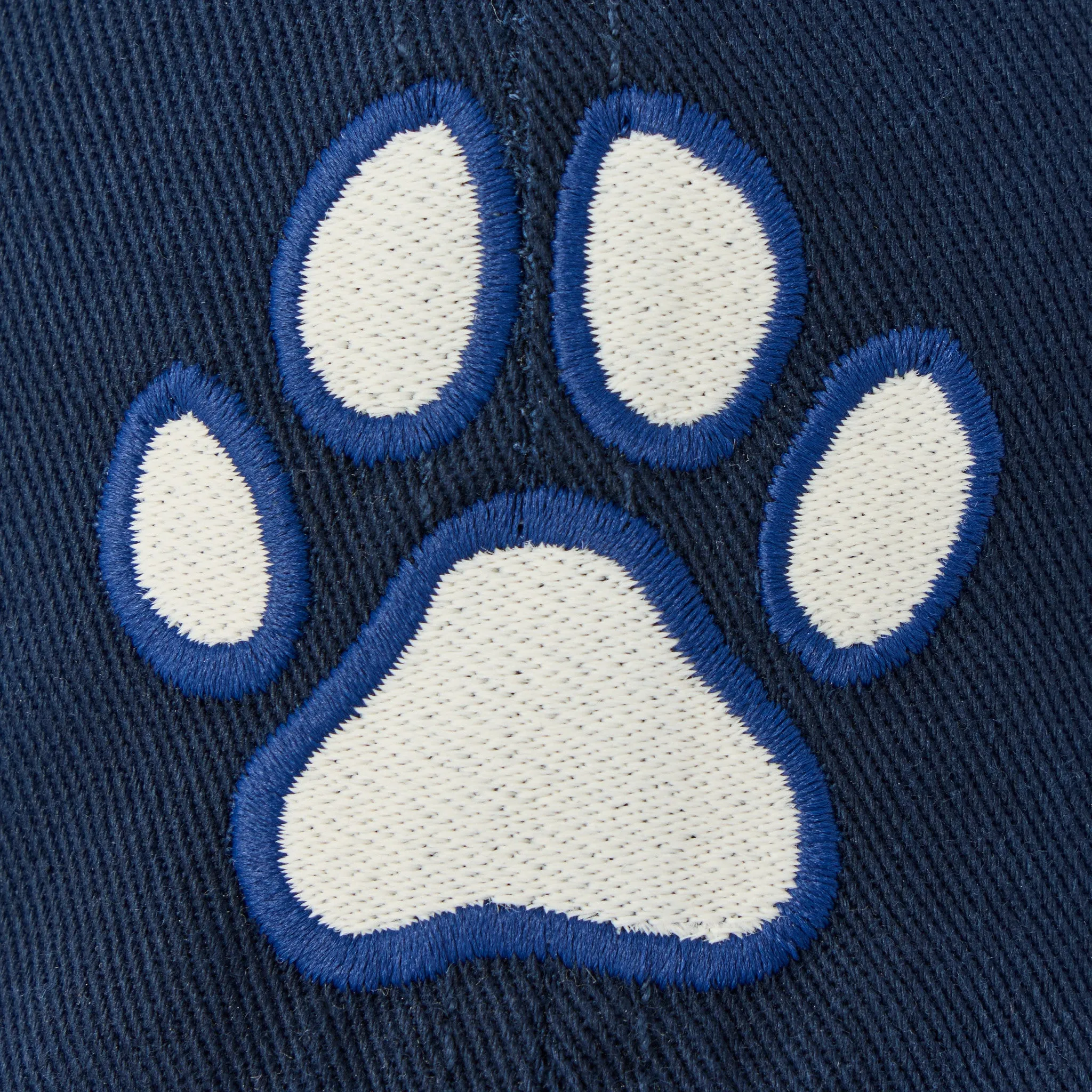 Adult Unisex Embroidered Paw Chill Cap Life is Good