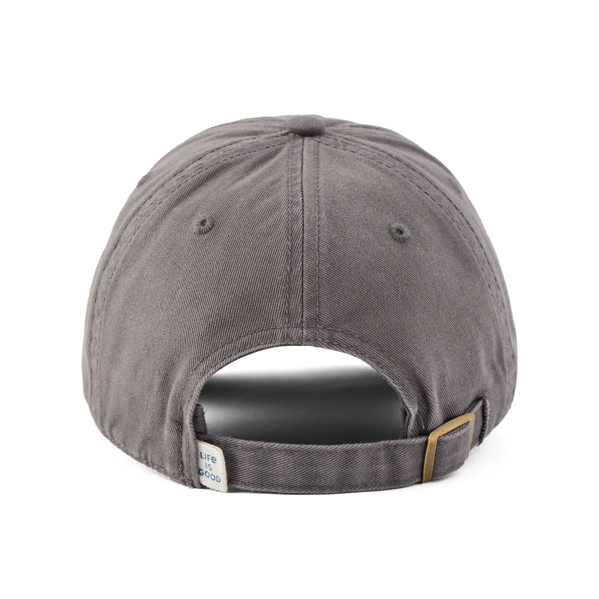 Adult Unisex Embroidered Sitting Dog Chill Cap Life is Good