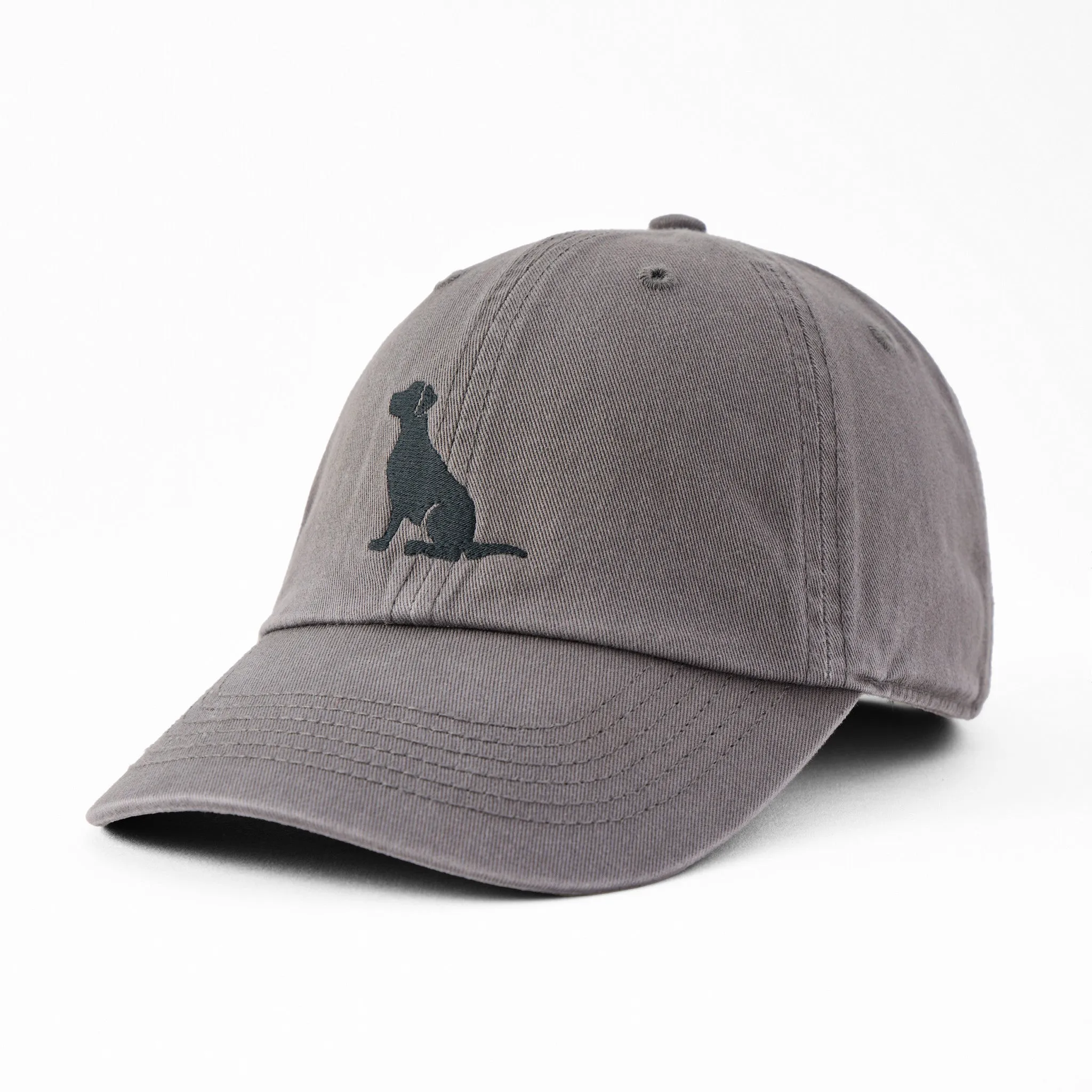 Adult Unisex Embroidered Sitting Dog Chill Cap Life is Good