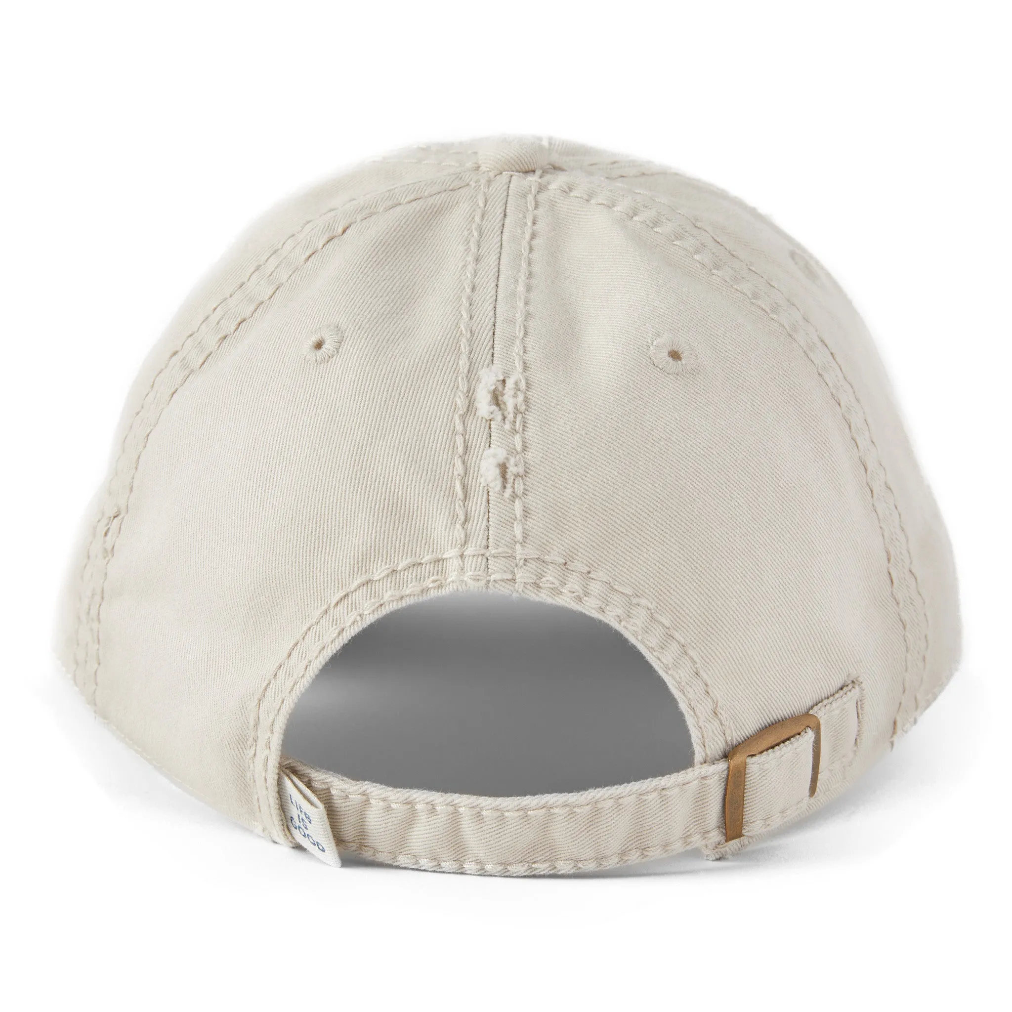 Adult Unisex Feeling Lucky Today Sunwashed Chill Cap Life is Good