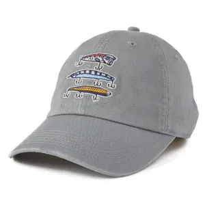 Adult Unisex Fish More Worry Less Hooks and Tackle Chill Cap Life is Good