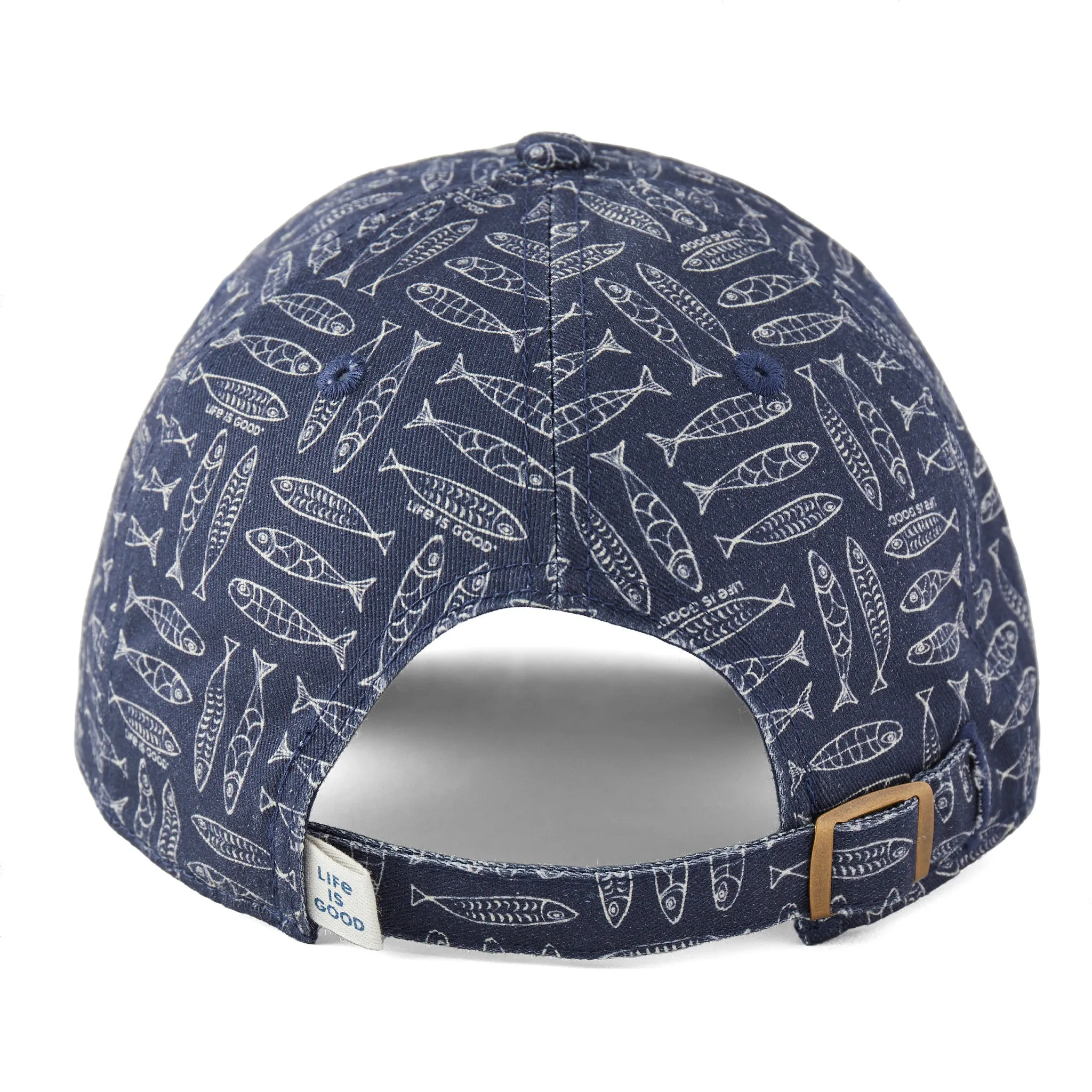 Adult Unisex Fish Pattern Chill Cap Life is Good