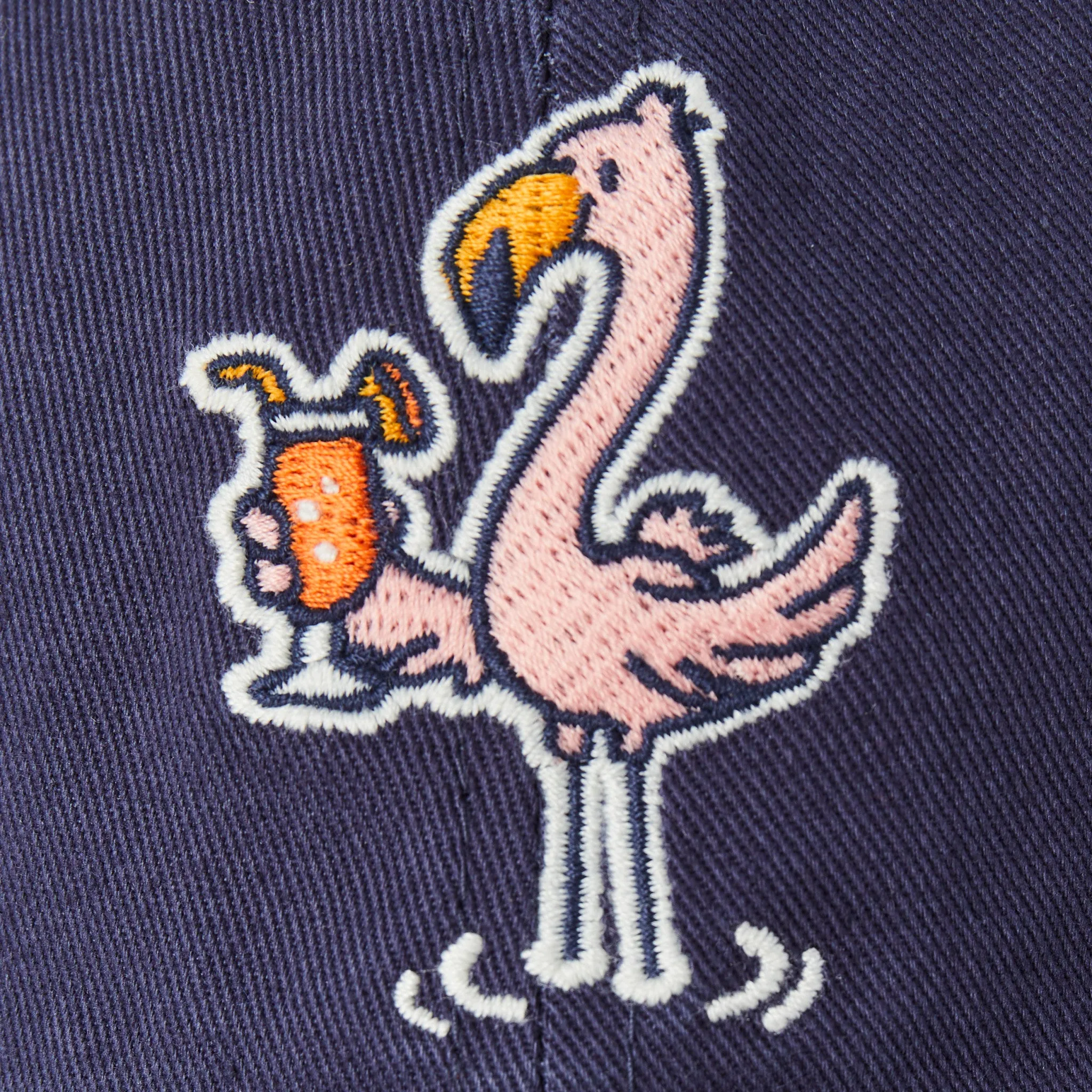 Adult Unisex Flamingo With Drink Chill Cap Life is Good