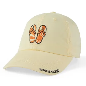 Adult Unisex Flip Flop Sun Sunwashed Chill Cap Life is Good