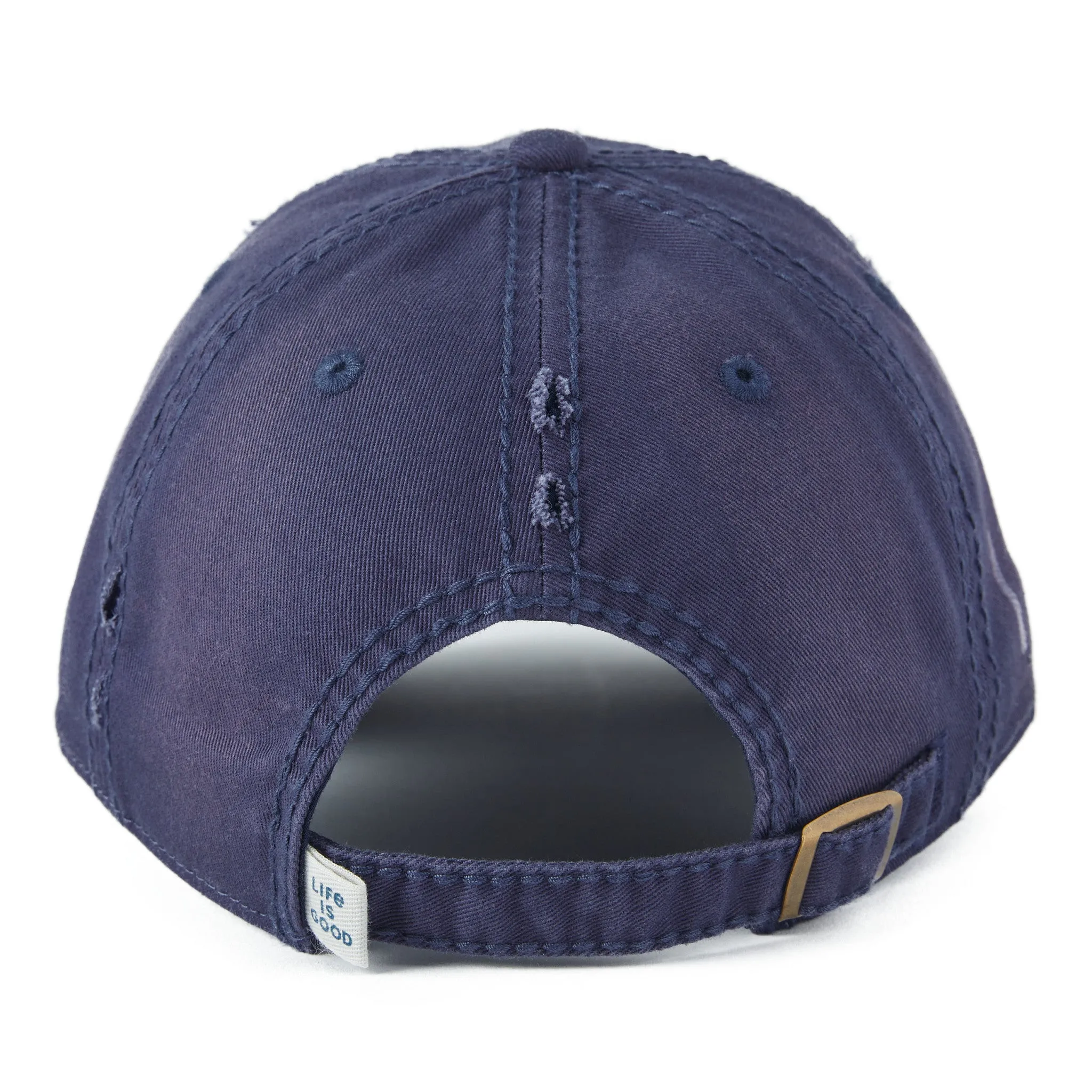 Adult Unisex Floral Sunset Dog Sunwashed Chill Cap Life is Good