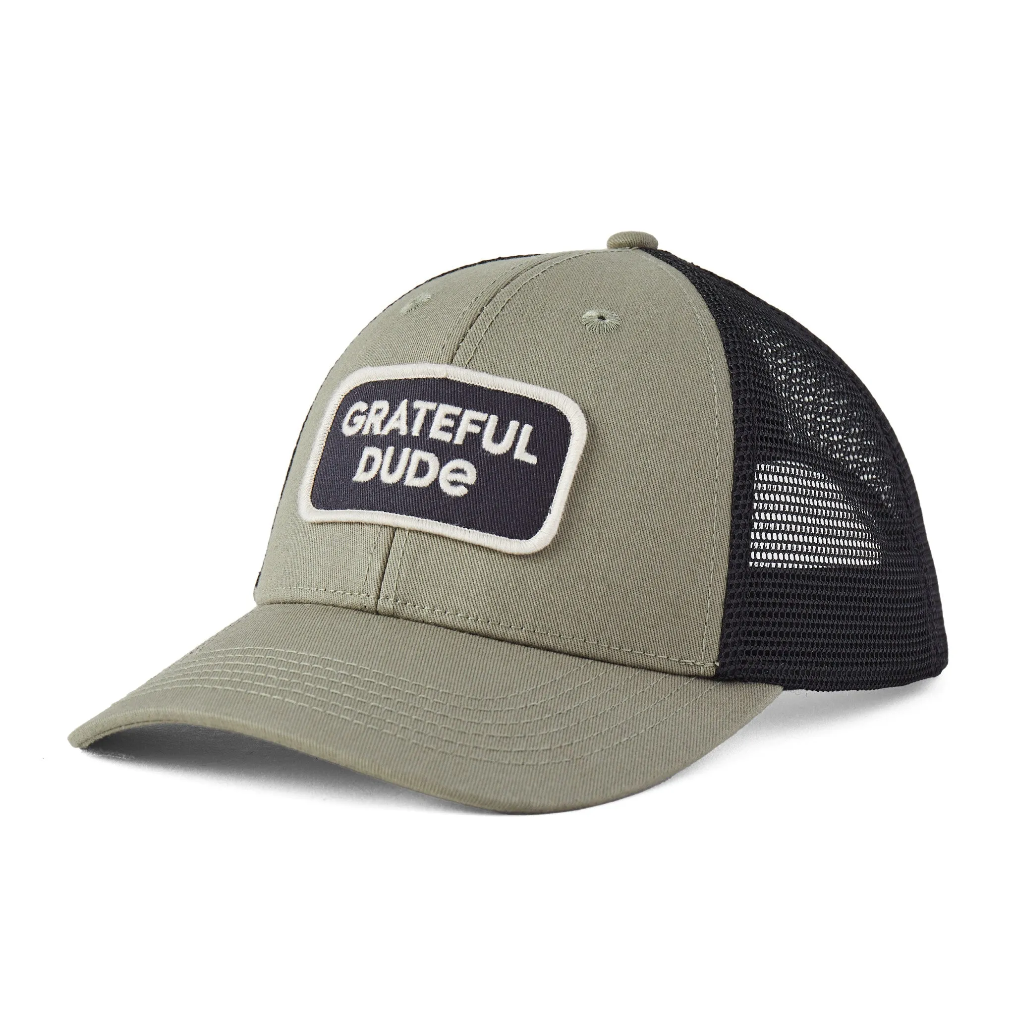 Adult Unisex Grateful Dude Patch Trucker Life is Good