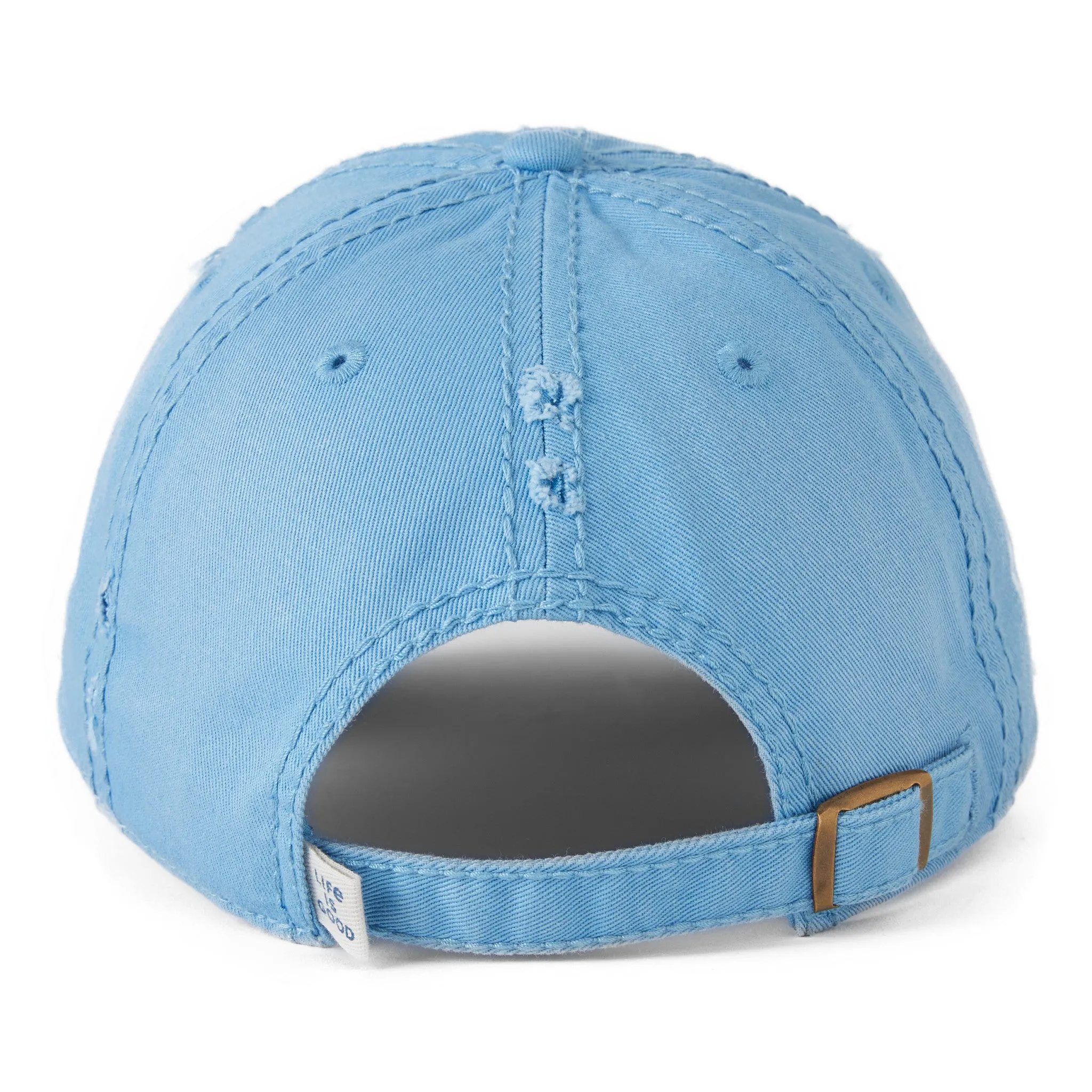 Adult Unisex Groovy Turtle Sunwashed Chill Cap Life is Good