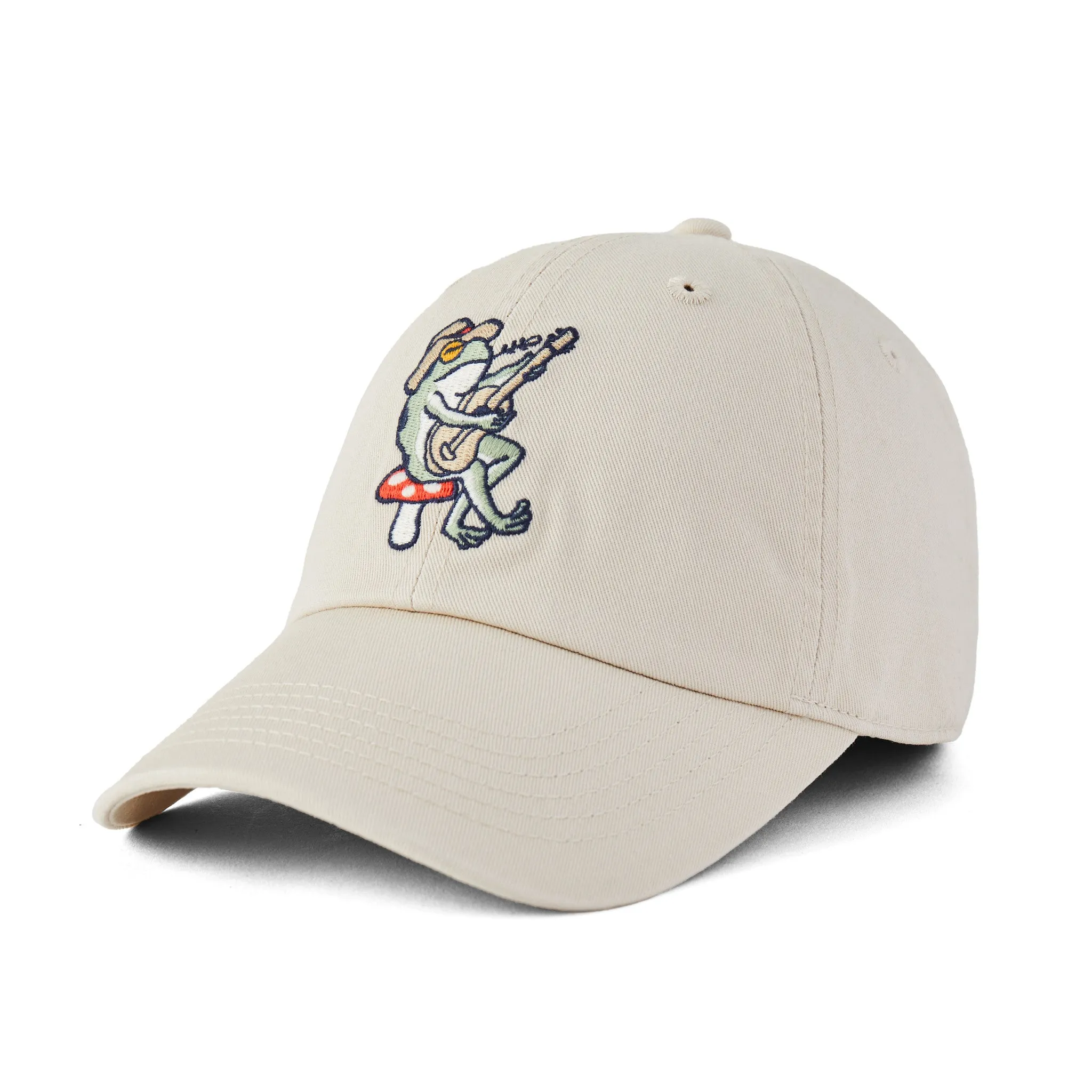 Adult Unisex Guitar Frog Chill Cap Life is Good