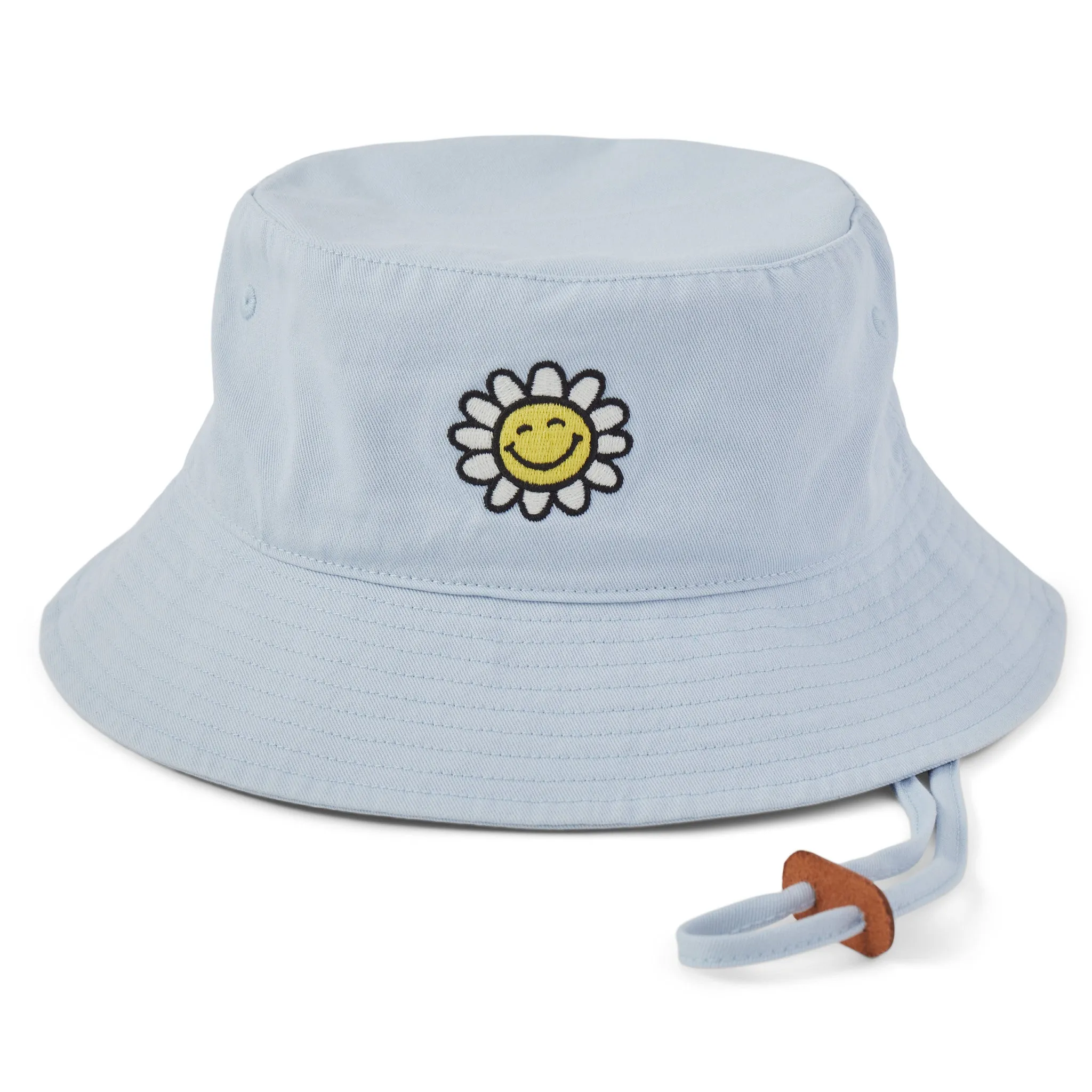 Adult Unisex Happy Smile Daisy Bucket Hat Life is Good