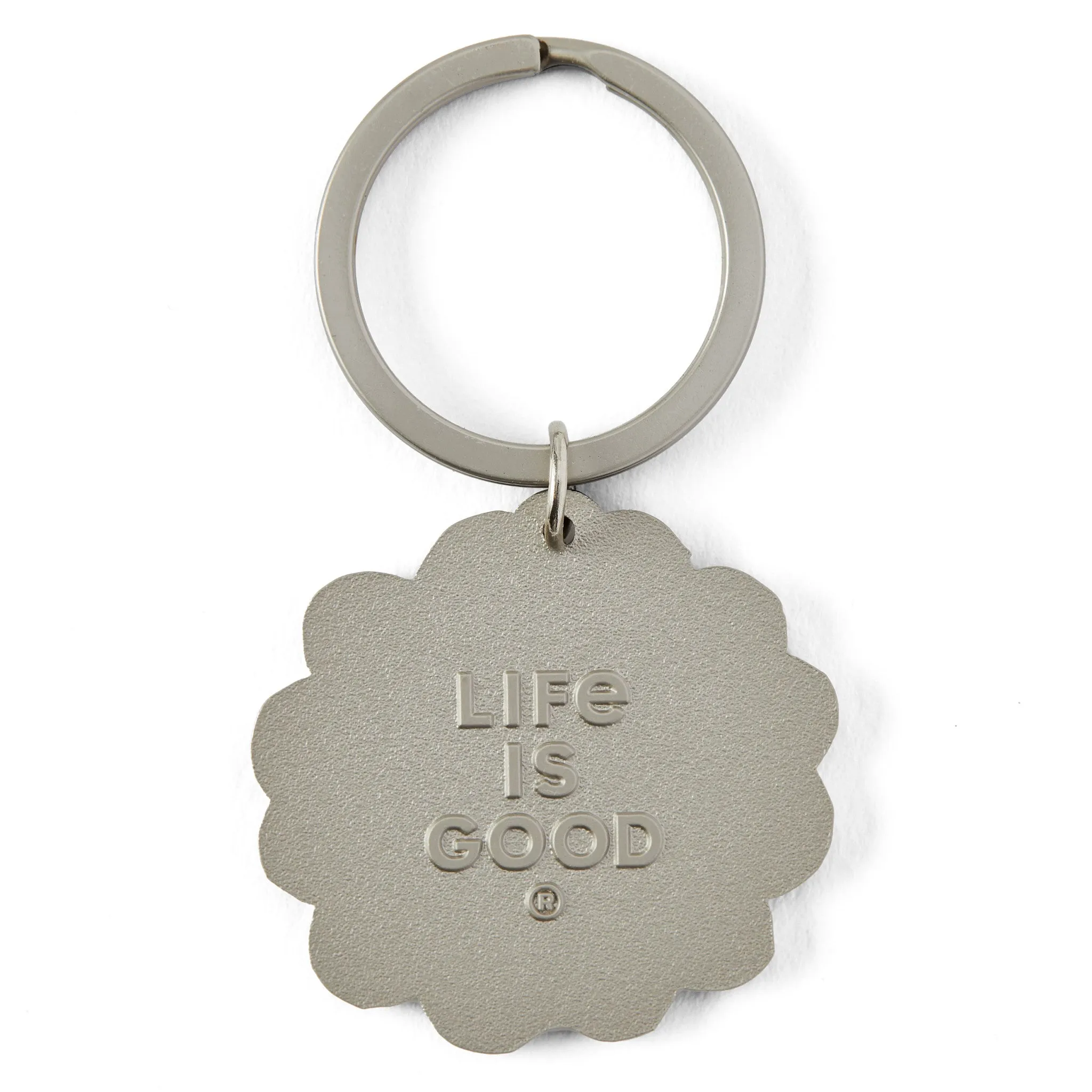 Adult Unisex  Happy Smile Daisy Kind Keychain Life is Good