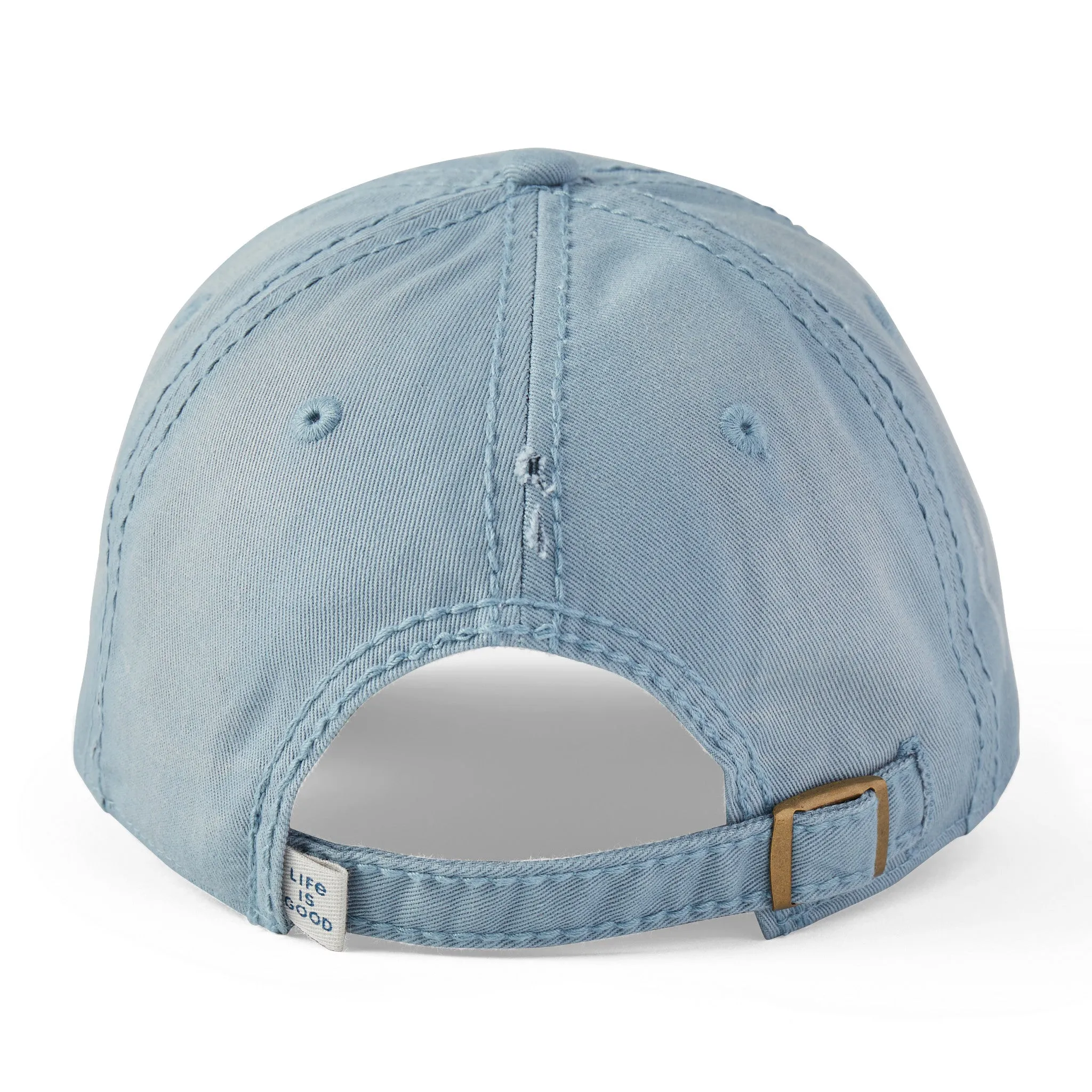 Adult Unisex Heart of Dogs Sunwashed Chill Cap Life is Good