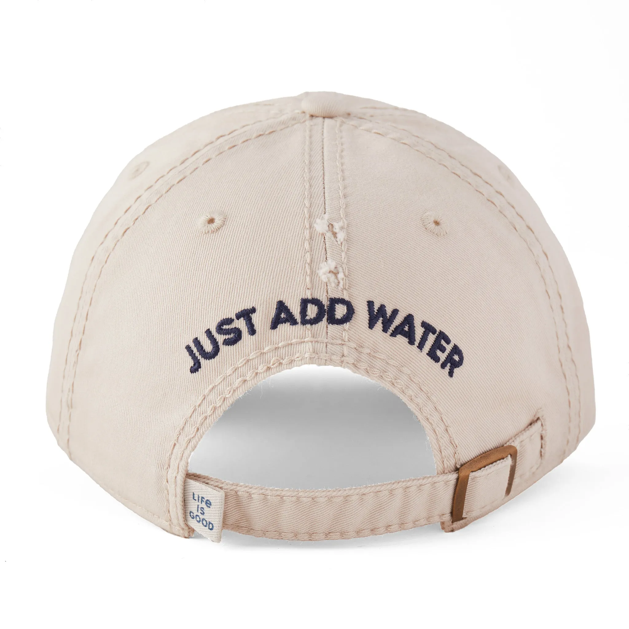 Adult Unisex Just Add Water Kayak Sunwashed Chill Cap Life is Good