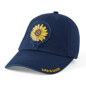 Adult Unisex Just Add Water Sunflower Tattered Chill Cap Life is Good
