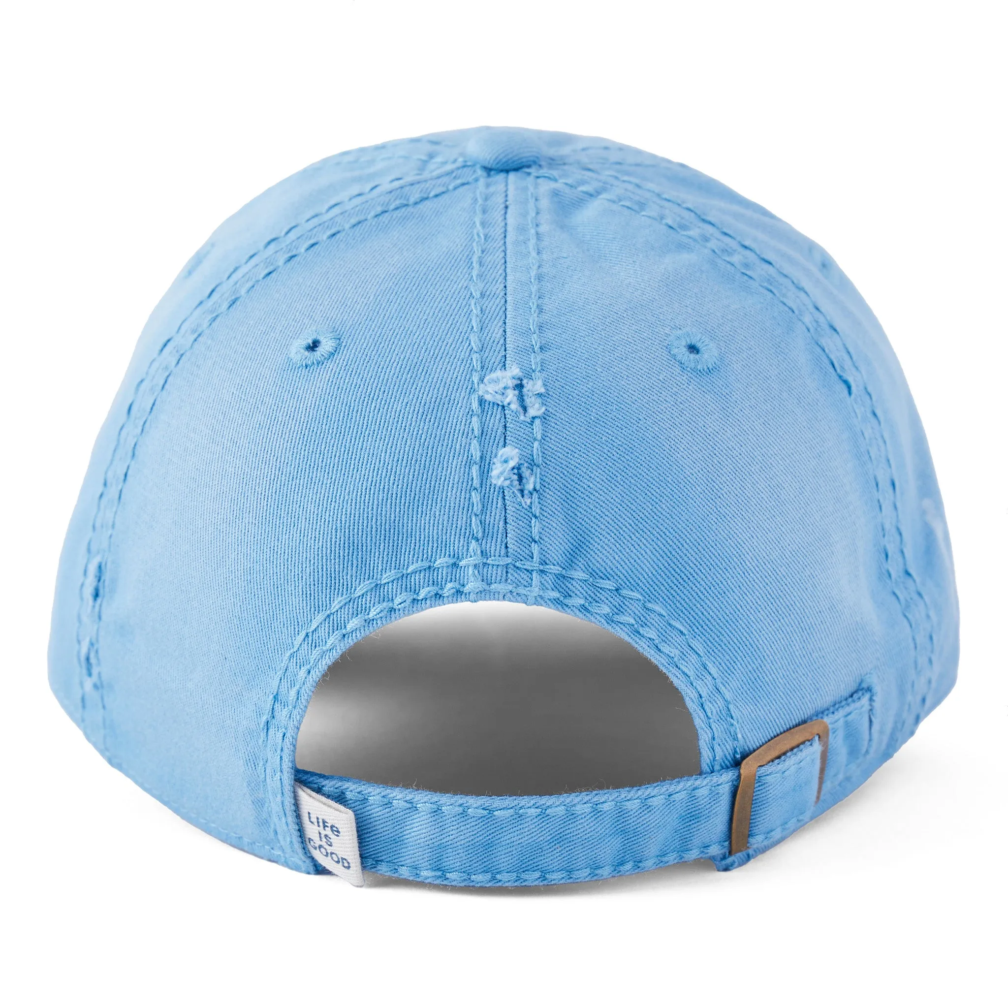 Adult Unisex Life is Good Paw Prints Sunwashed Chill Cap Life is Good