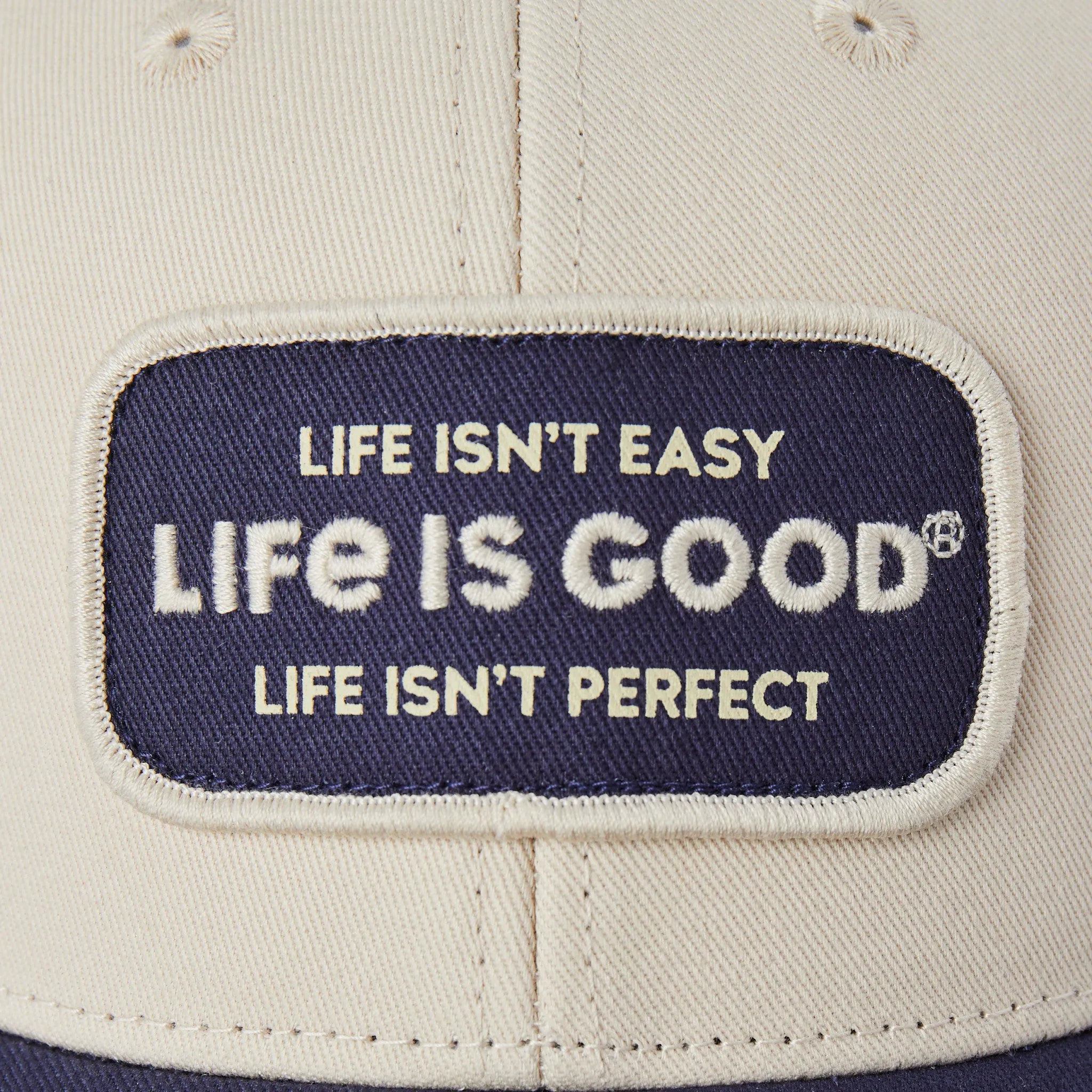 Adult Unisex Life Isn't Perfect Patch Trucker Life is Good
