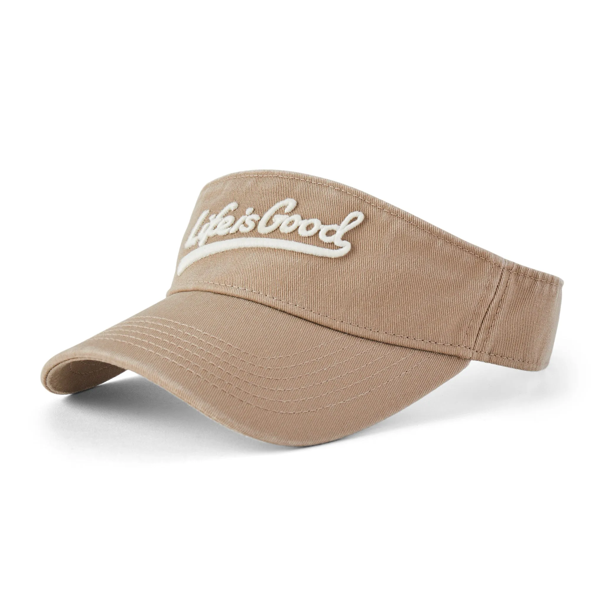 Adult Unisex LIG Ballyard Script Chill Cap Visor Life is Good