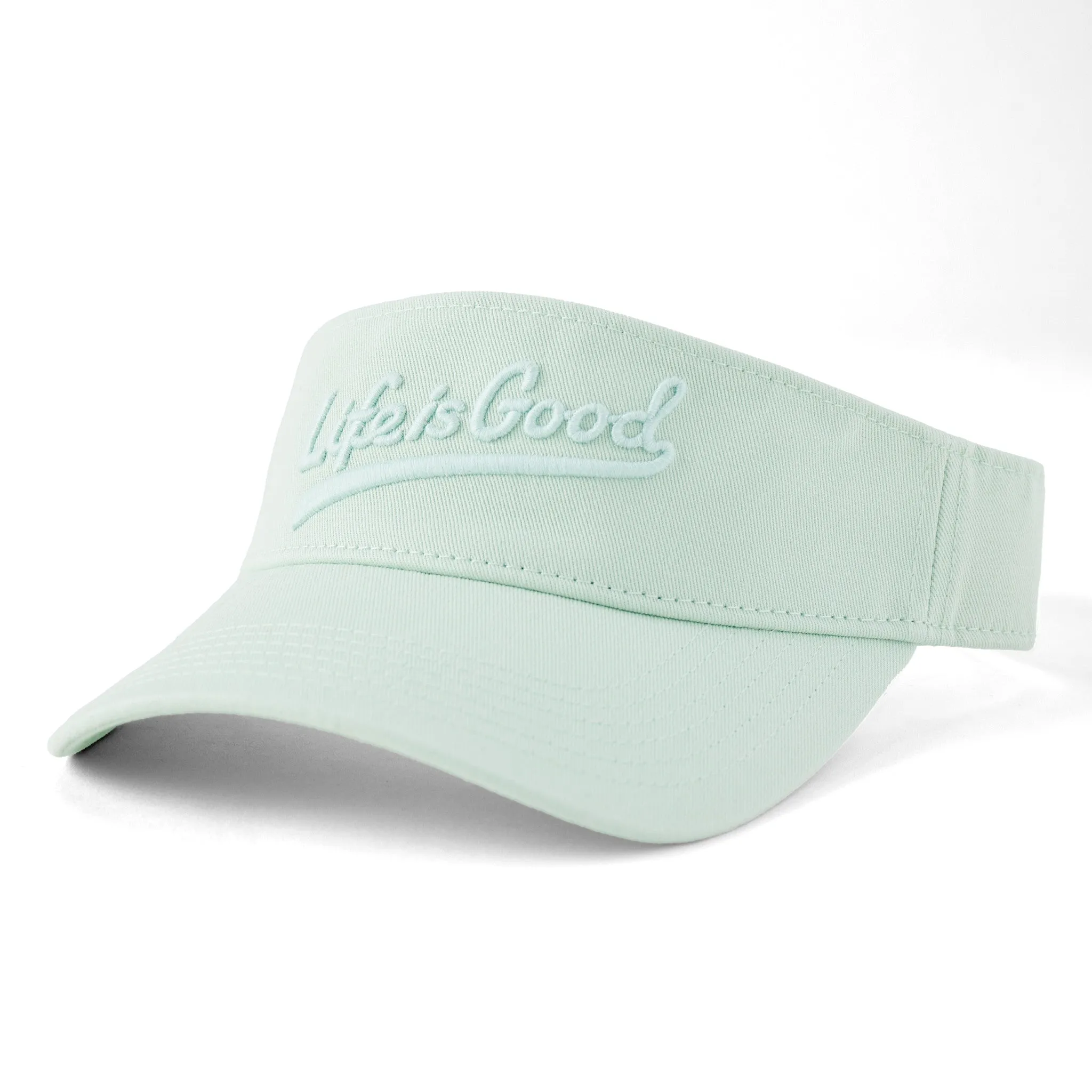 Adult Unisex LIG Ballyard Script Chill Cap Visor Life is Good