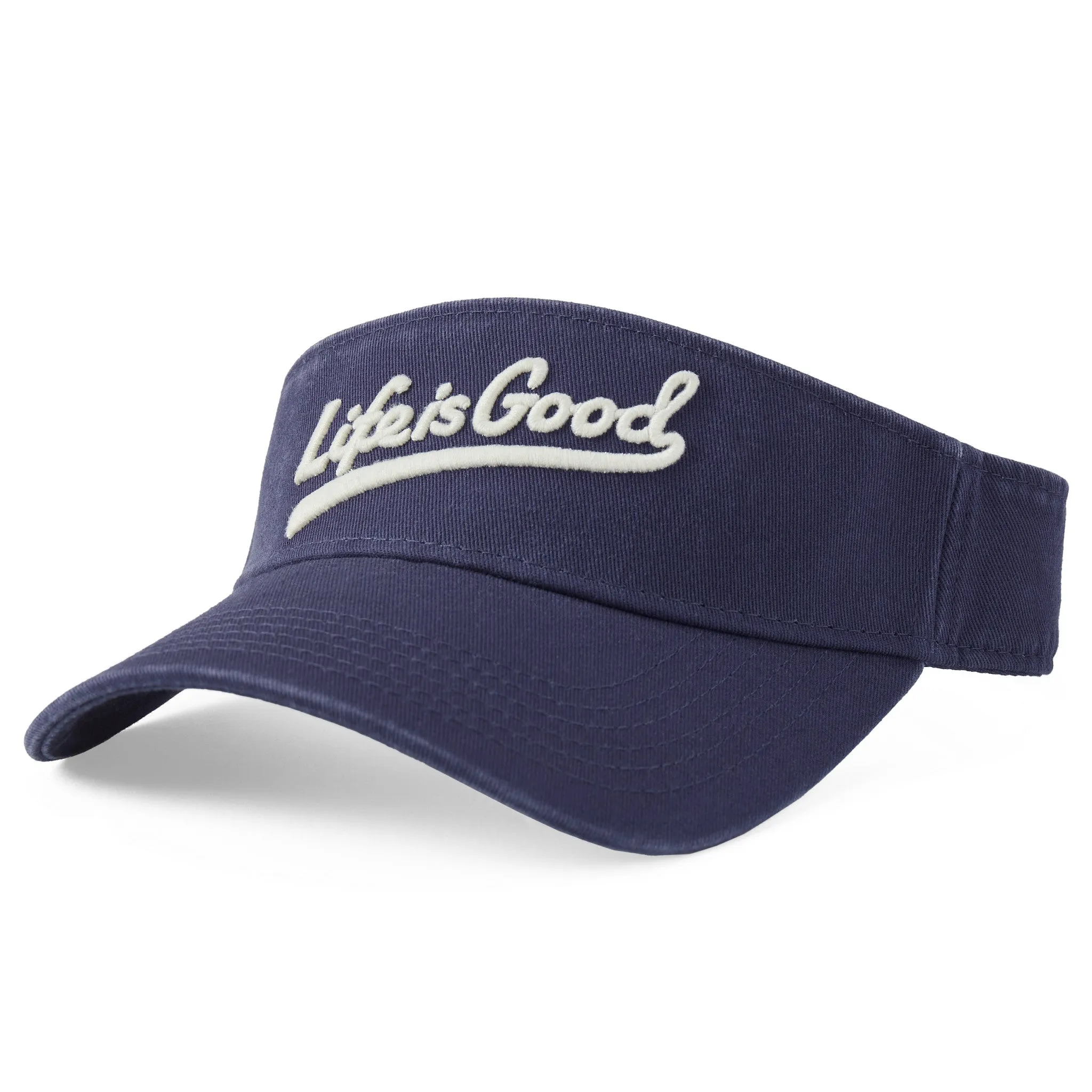 Adult Unisex LIG Ballyard Script Chill Cap Visor Life is Good