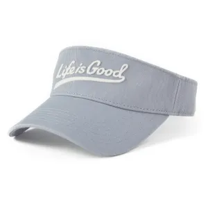 Adult Unisex LIG Ballyard Script Chill Cap Visor Life is Good