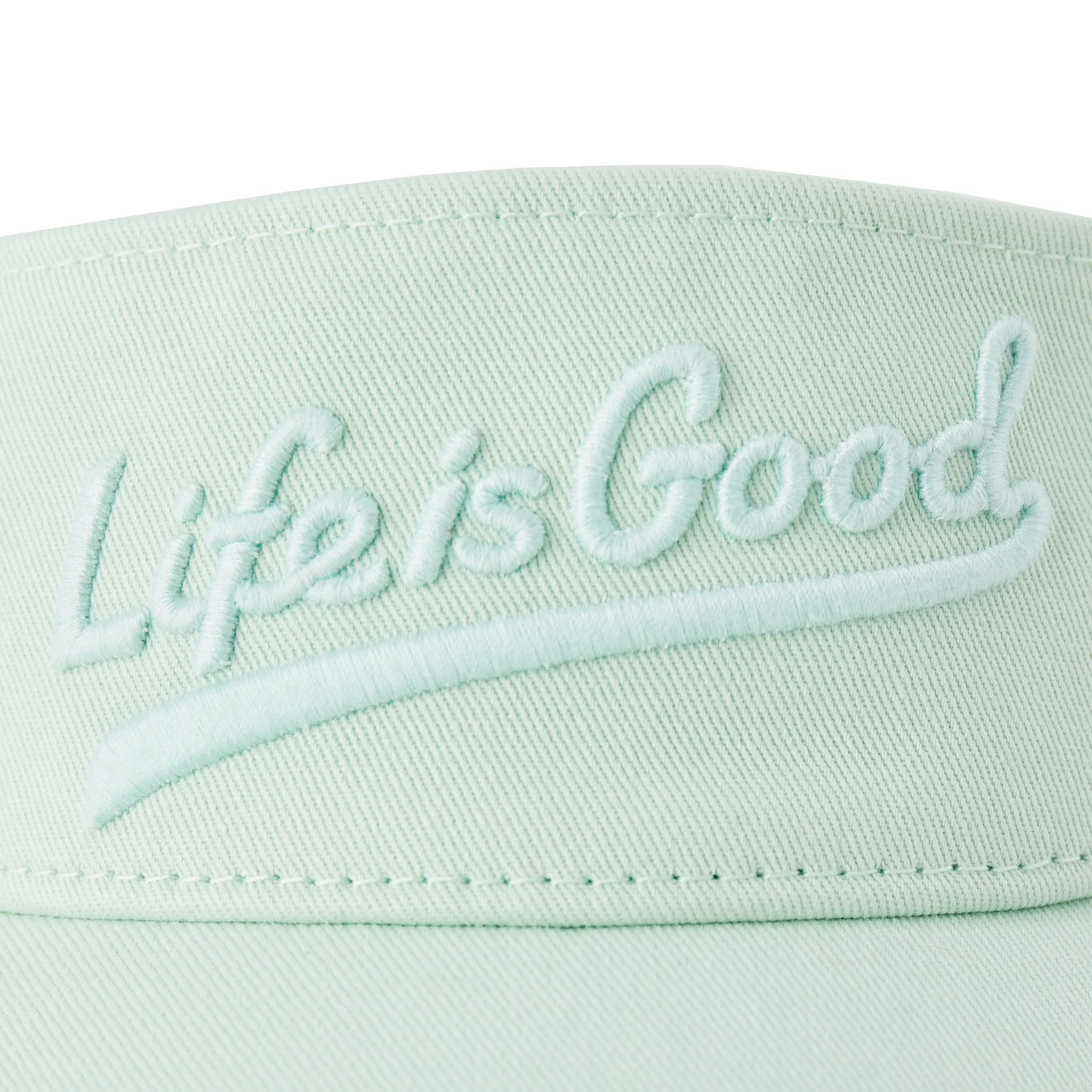 Adult Unisex LIG Ballyard Script Chill Cap Visor Life is Good