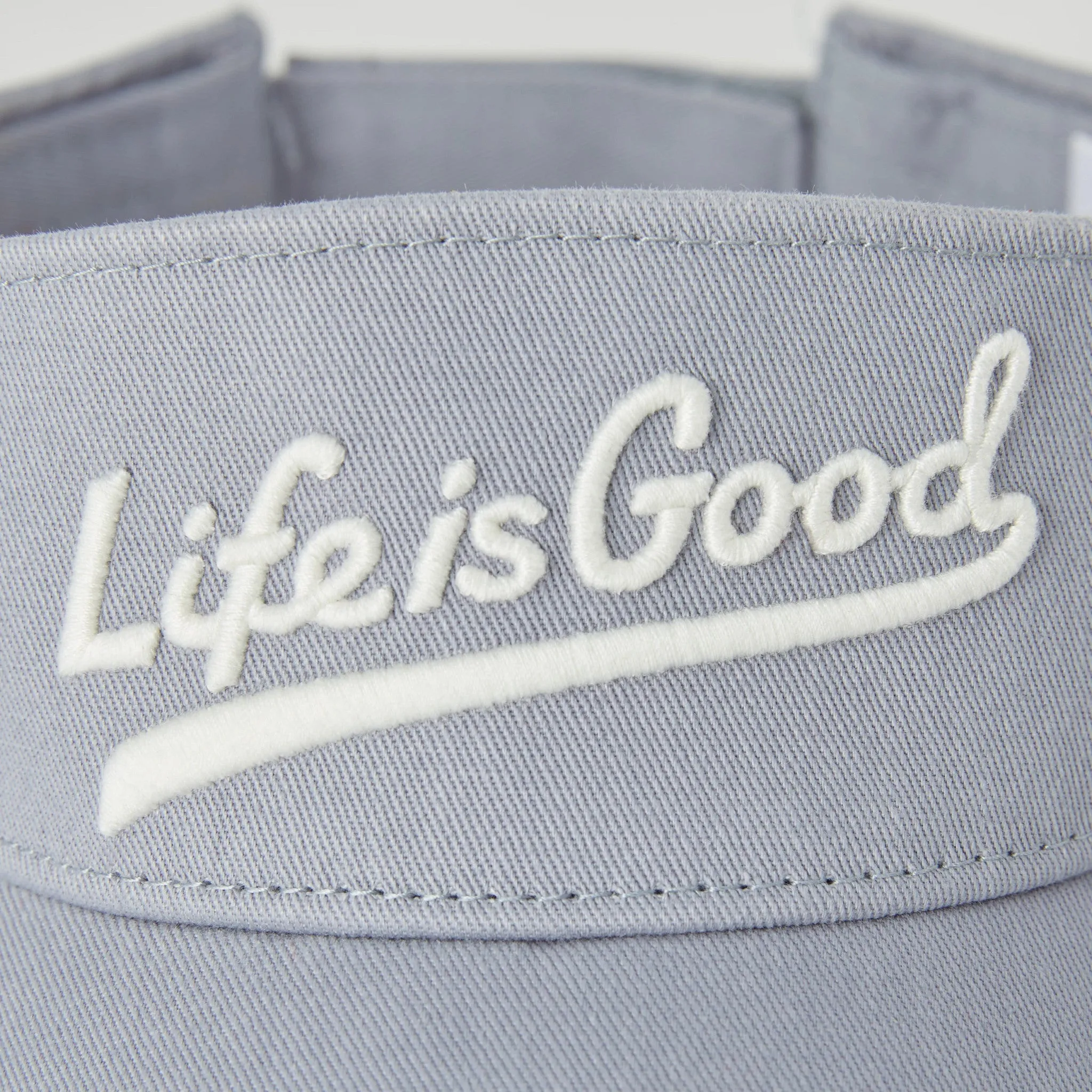 Adult Unisex LIG Ballyard Script Chill Cap Visor Life is Good
