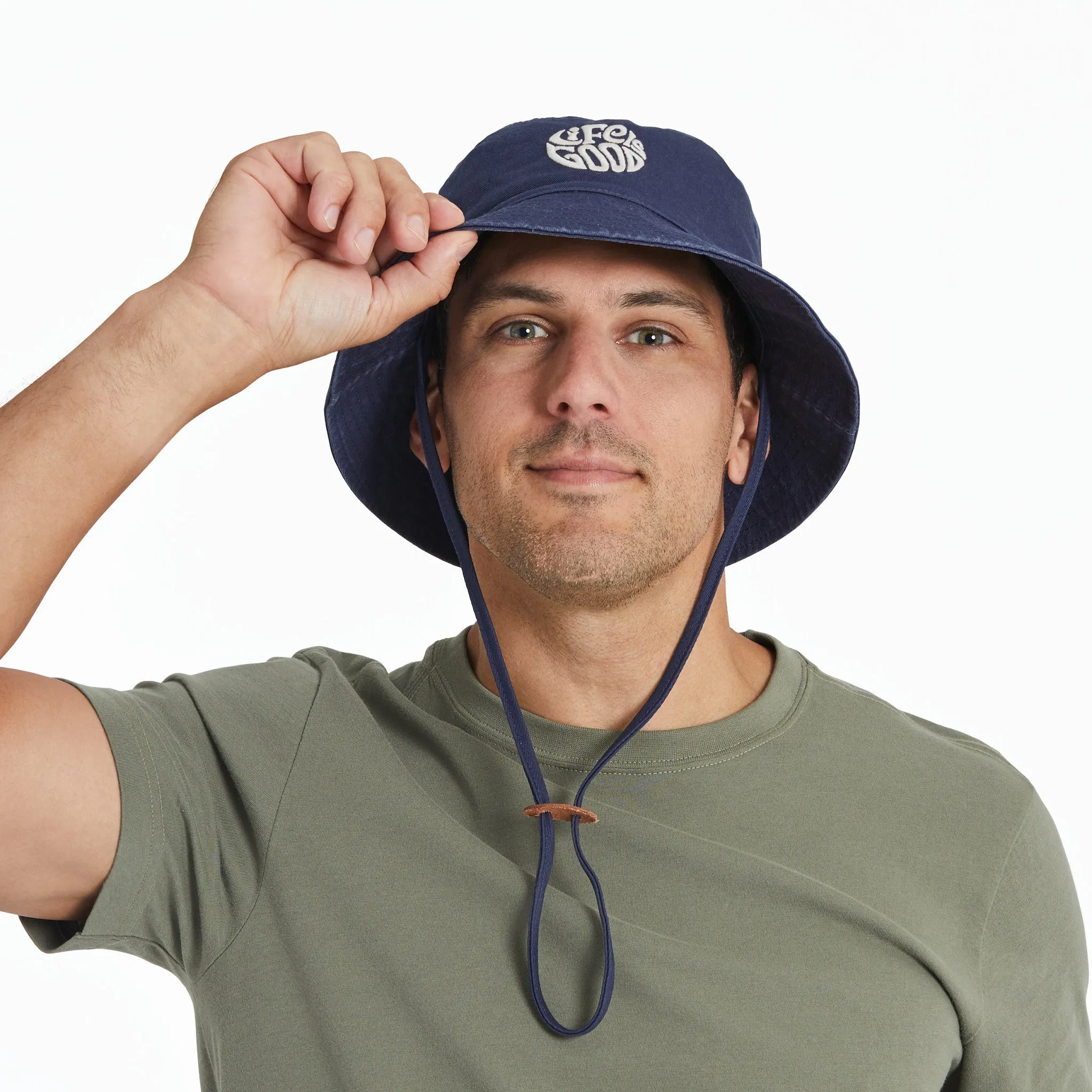 Adult Unisex LIG Circle Bucket Hat Life is Good